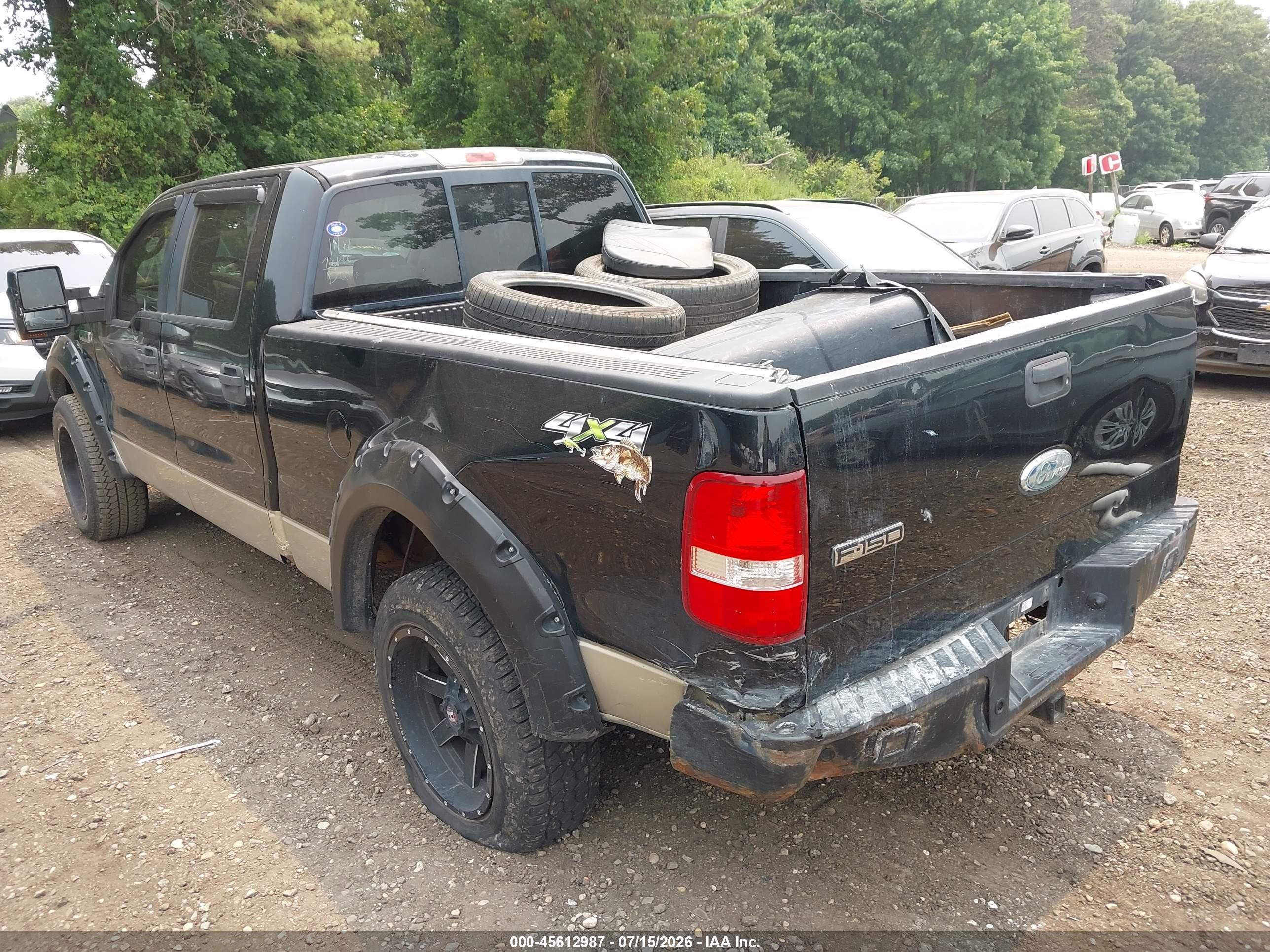 2008 Ford F-150 60th Anniversary/fx4/king Ranch/lariat/xlt Black vin: 1FTPW14V18FA54991