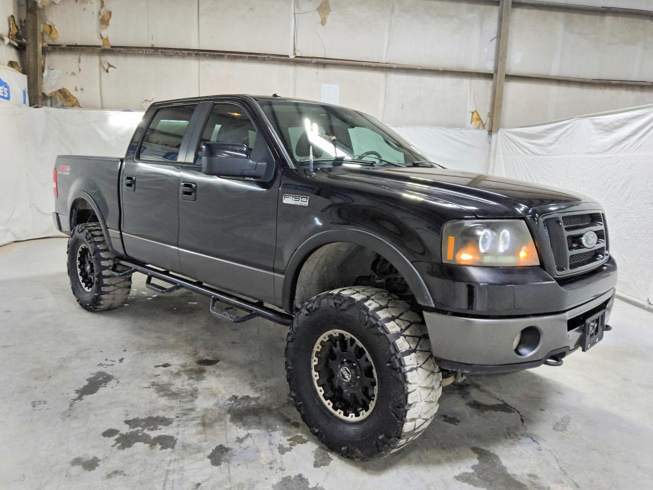 2008 Ford F150 Supercrew Black vin: 1FTPW14V18FA60693
