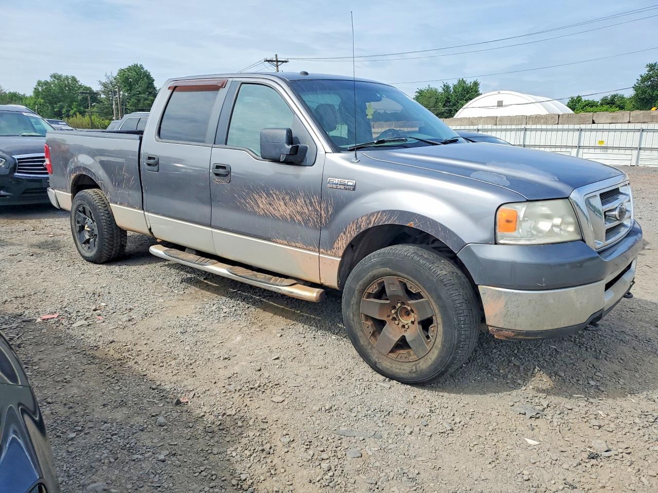 2008 Ford F150 Supercrew Gray vin: 1FTPW14V18FA69667