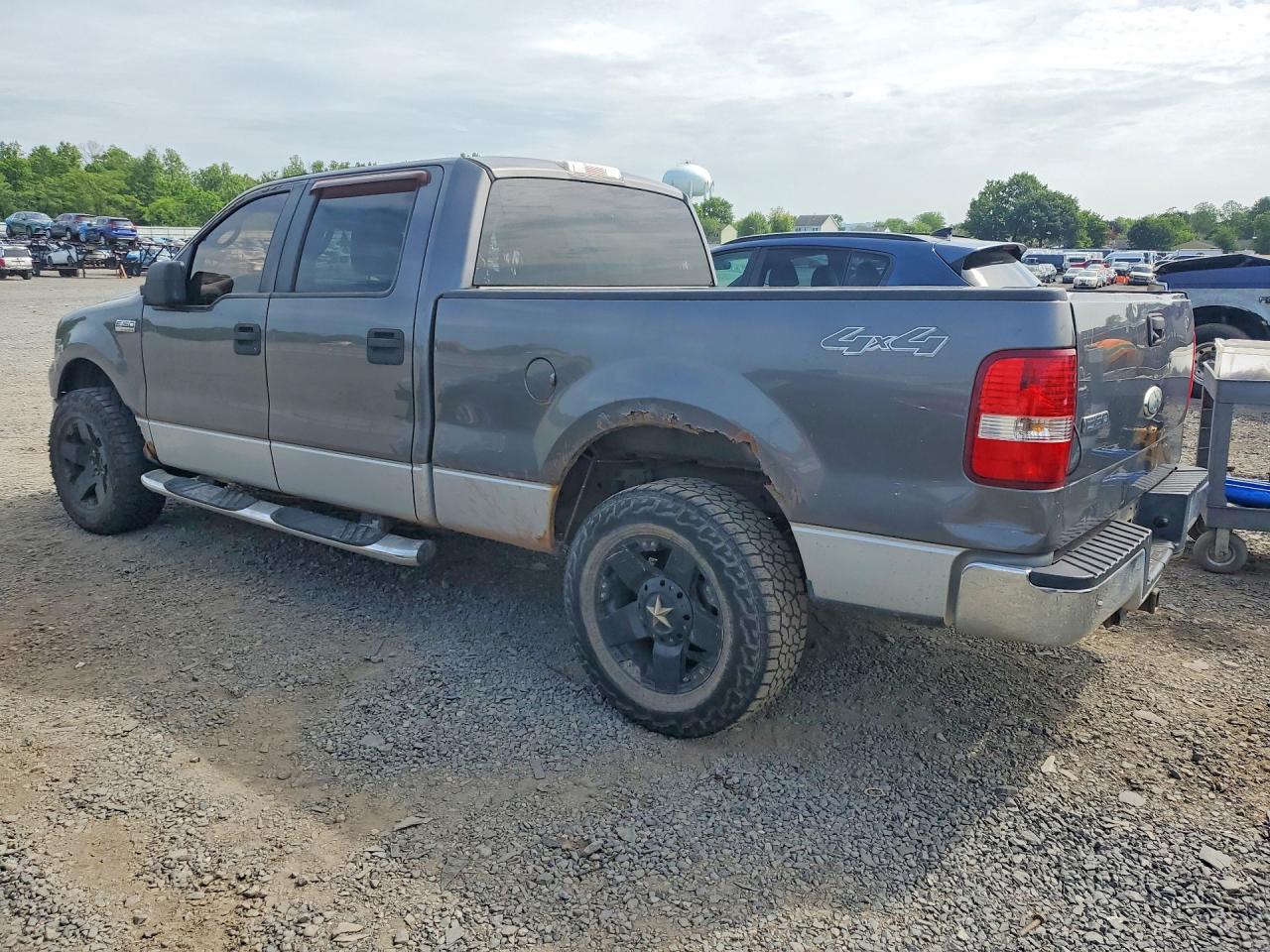 2008 Ford F150 Supercrew Gray vin: 1FTPW14V18FA69667