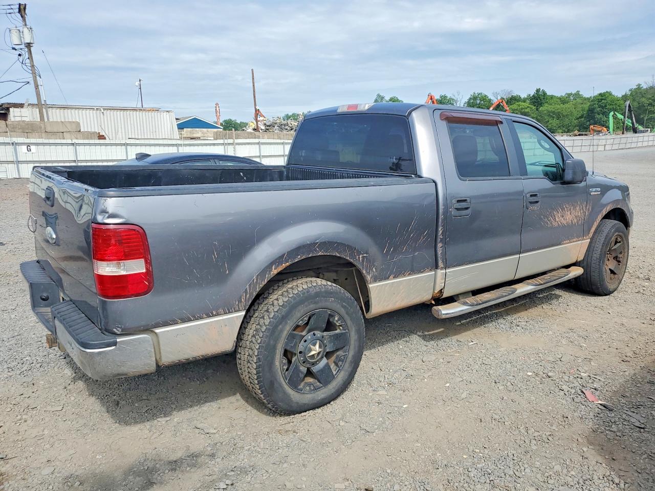2008 Ford F150 Supercrew Gray vin: 1FTPW14V18FA69667