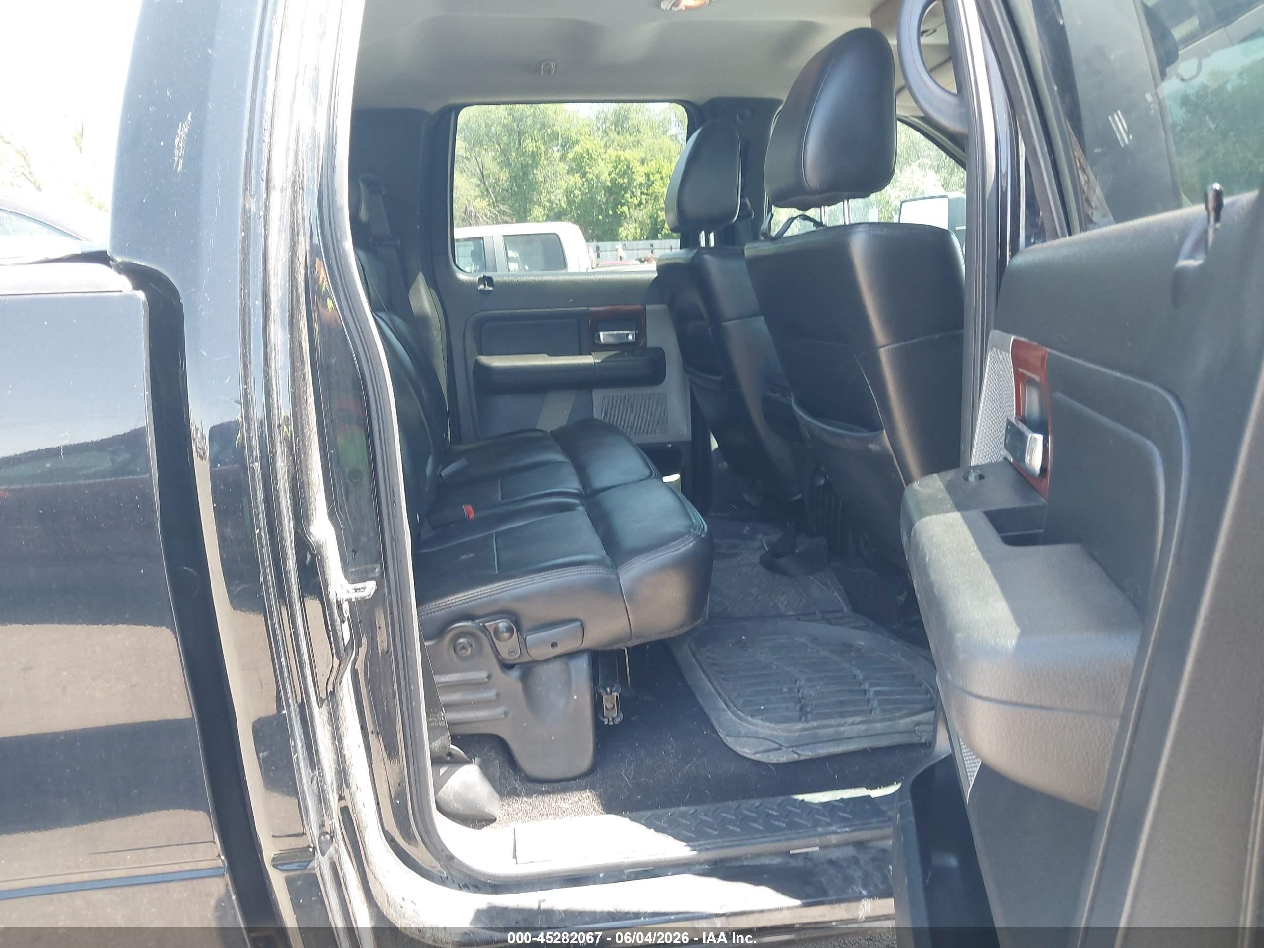 2008 Ford F-150 60th Anniversary/fx4/king Ranch/lariat/xlt Black vin: 1FTPW14V18FB48952