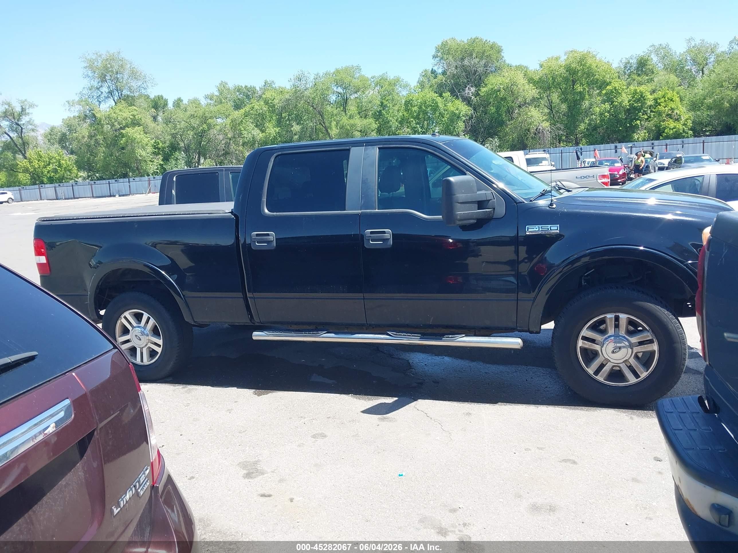 2008 Ford F-150 60th Anniversary/fx4/king Ranch/lariat/xlt Black vin: 1FTPW14V18FB48952
