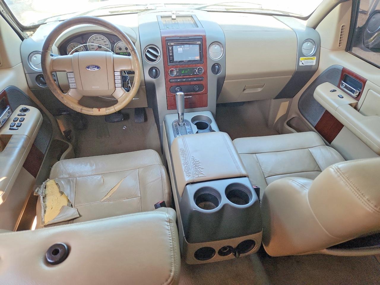 2008 Ford F150 Supercrew Beige vin: 1FTPW14V18FC20071