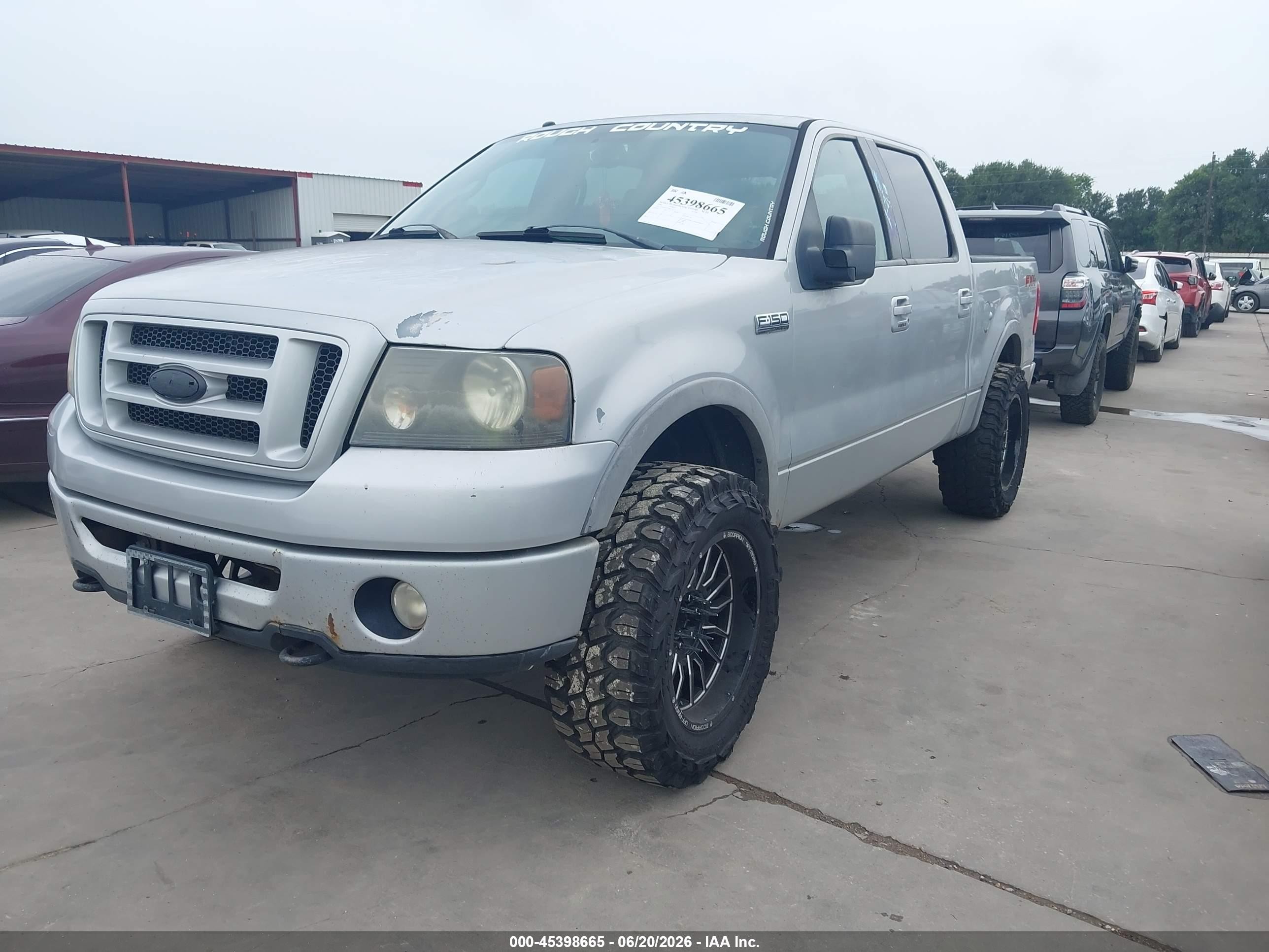 2008 Ford F-150 60th Anniversary/fx4/king Ranch/lariat/xlt Silver vin: 1FTPW14V18KC58116