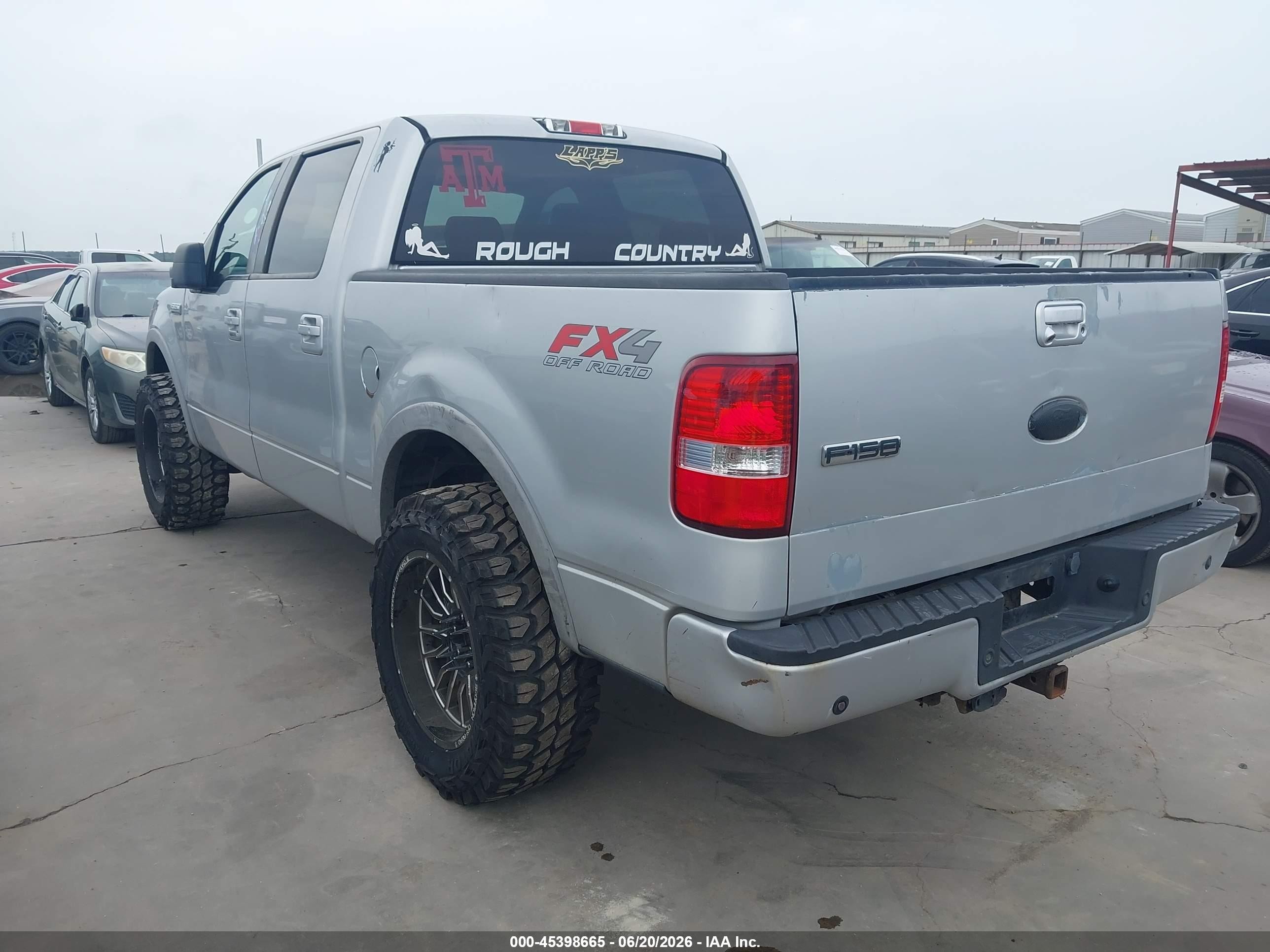 2008 Ford F-150 60th Anniversary/fx4/king Ranch/lariat/xlt Silver vin: 1FTPW14V18KC58116