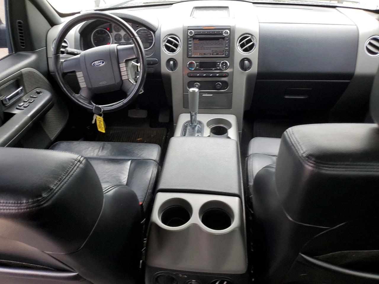 2008 Ford F150 Supercrew Black vin: 1FTPW14V18KF08048