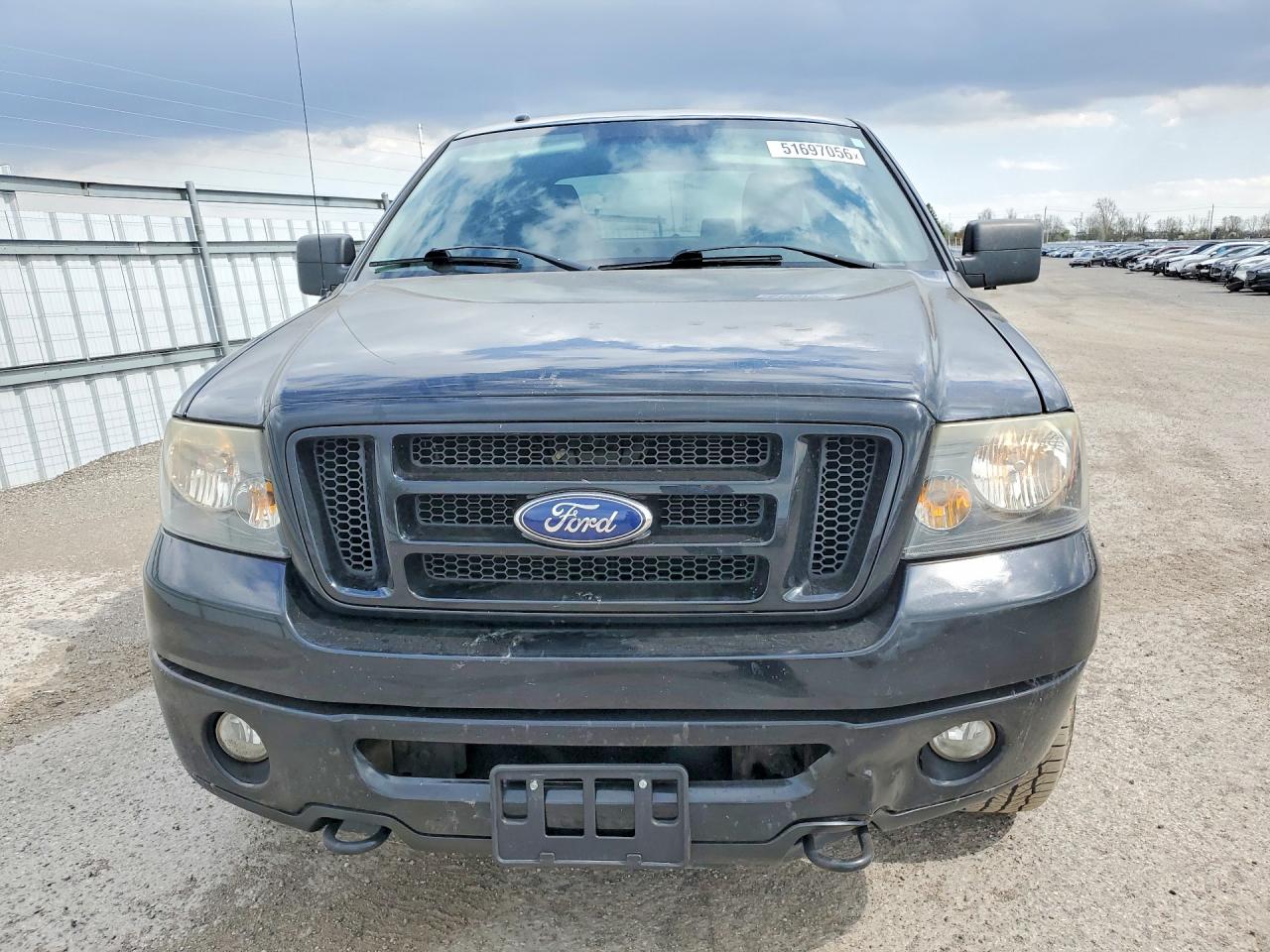 2008 Ford F150 Supercrew Black vin: 1FTPW14V18KF08048