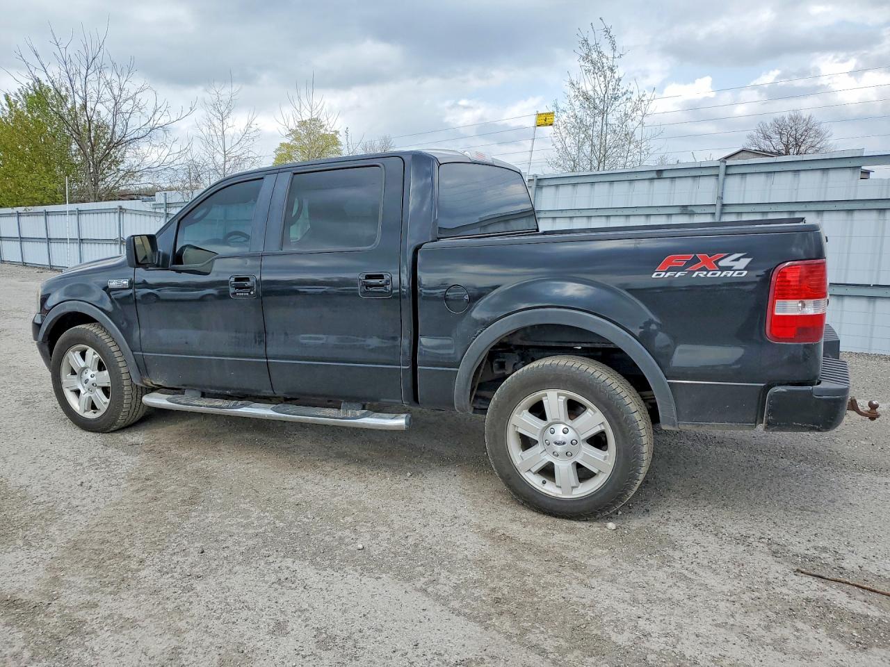 2008 Ford F150 Supercrew Black vin: 1FTPW14V18KF08048
