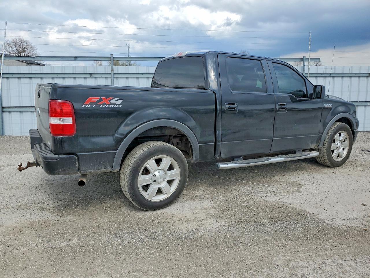 2008 Ford F150 Supercrew Black vin: 1FTPW14V18KF08048