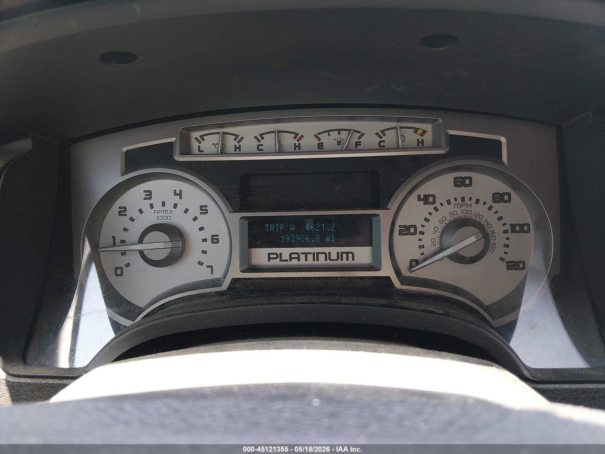 2009 Ford F-150 Fx4/king Ranch/lariat/platinum/xl/xlt Gray vin: 1FTPW14V19FA99317