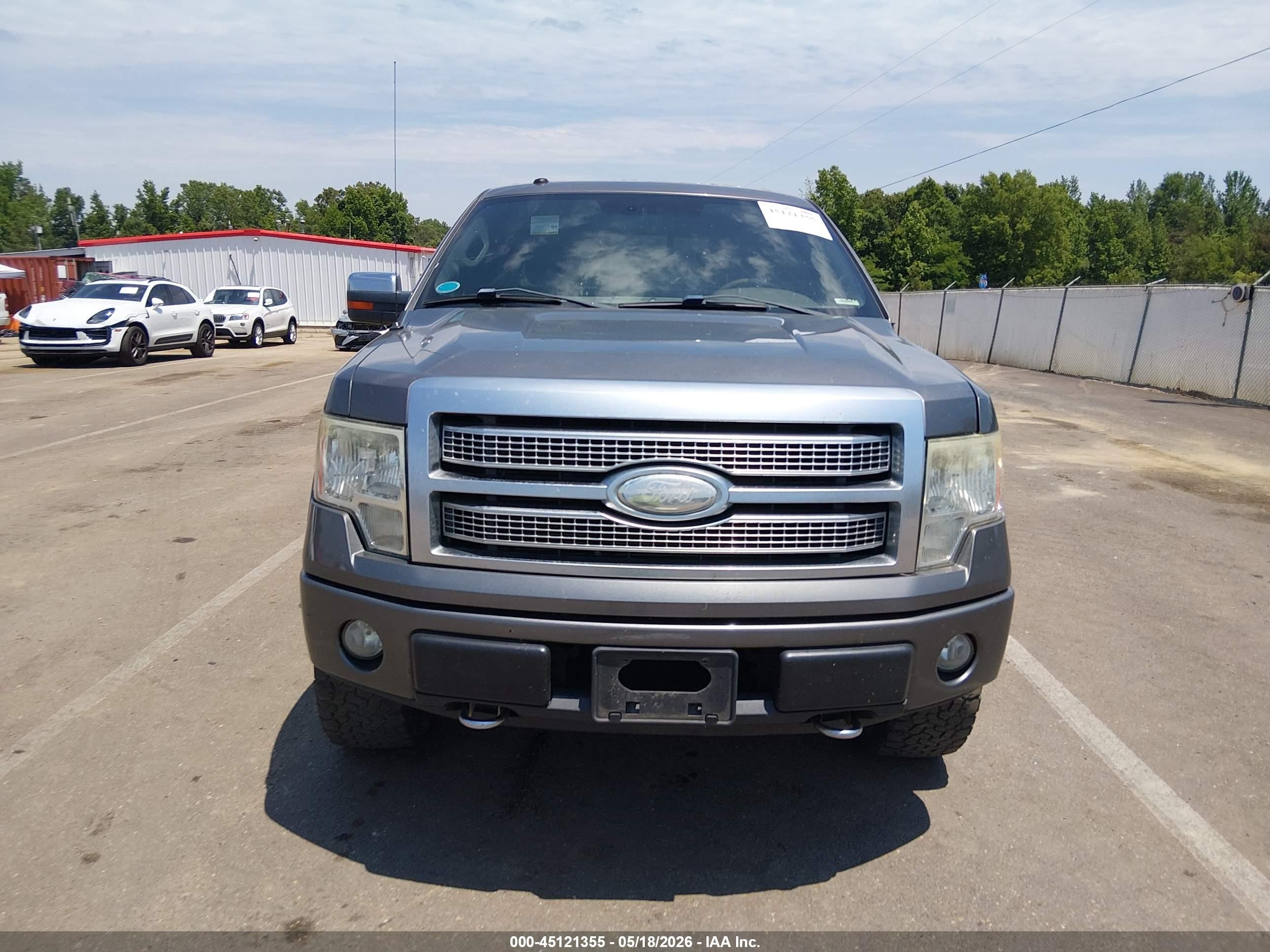 2009 Ford F-150 Fx4/king Ranch/lariat/platinum/xl/xlt Gray vin: 1FTPW14V19FA99317