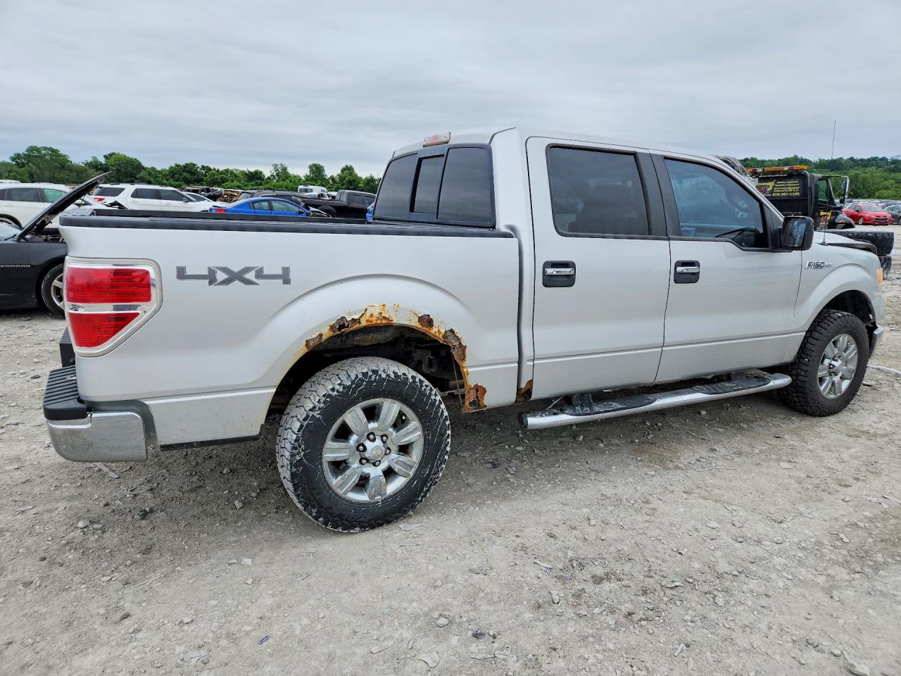 2009 Ford F150 Supercrew Silver vin: 1FTPW14V19FB05911