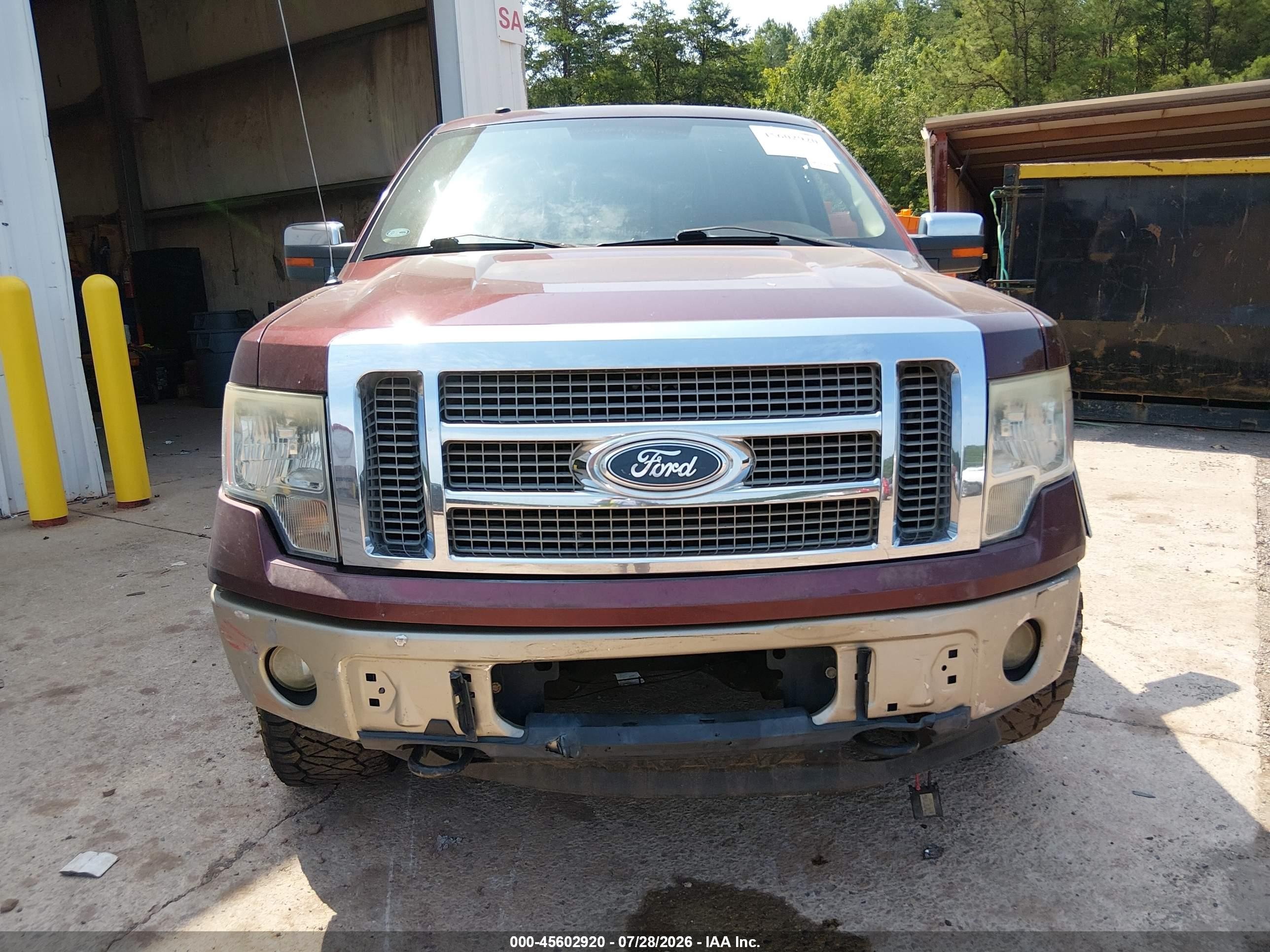 2009 Ford F-150 Fx4/king Ranch/lariat/platinum/xl/xlt Red vin: 1FTPW14V19KA62131