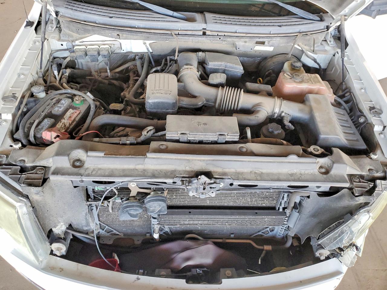 2009 Ford F150 Supercrew Белый vin: 1FTPW14V19KA69516