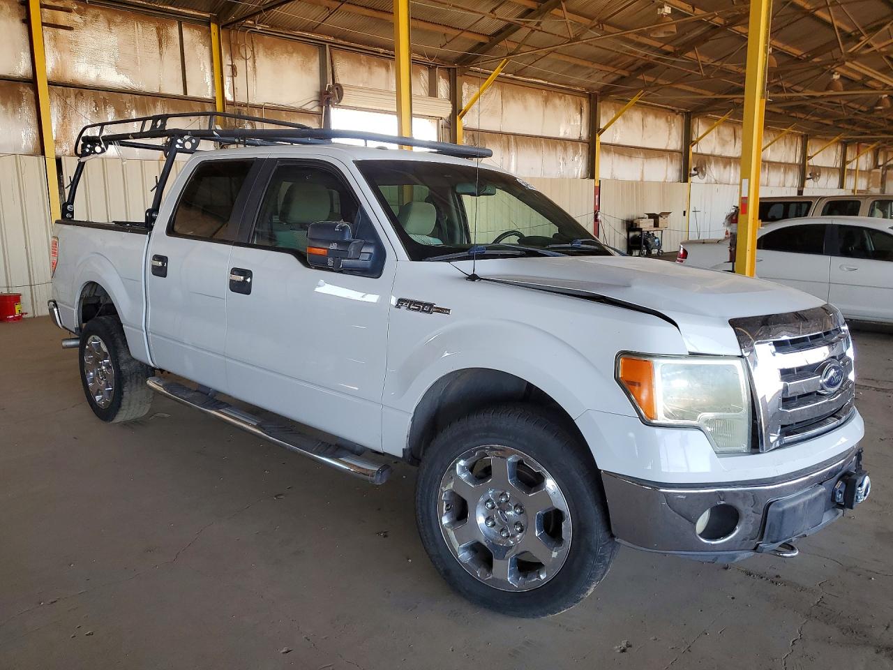 2009 Ford F150 Supercrew Белый vin: 1FTPW14V19KA69516