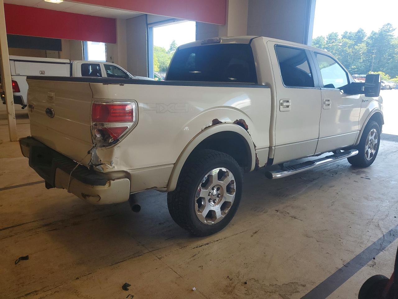 2009 Ford F150 Supercrew White vin: 1FTPW14V19KB55845