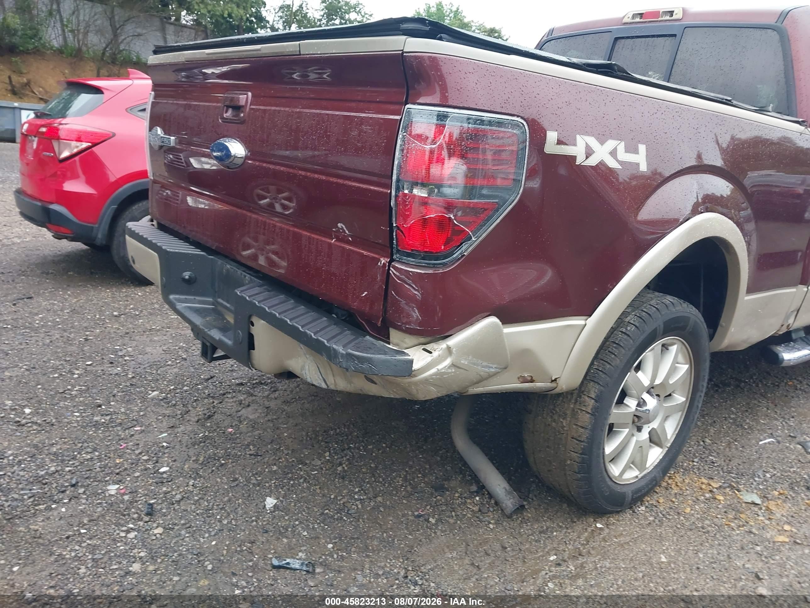 2009 Ford F-150 Fx4/king Ranch/lariat/platinum/xl/xlt Maroon vin: 1FTPW14V19KB82771