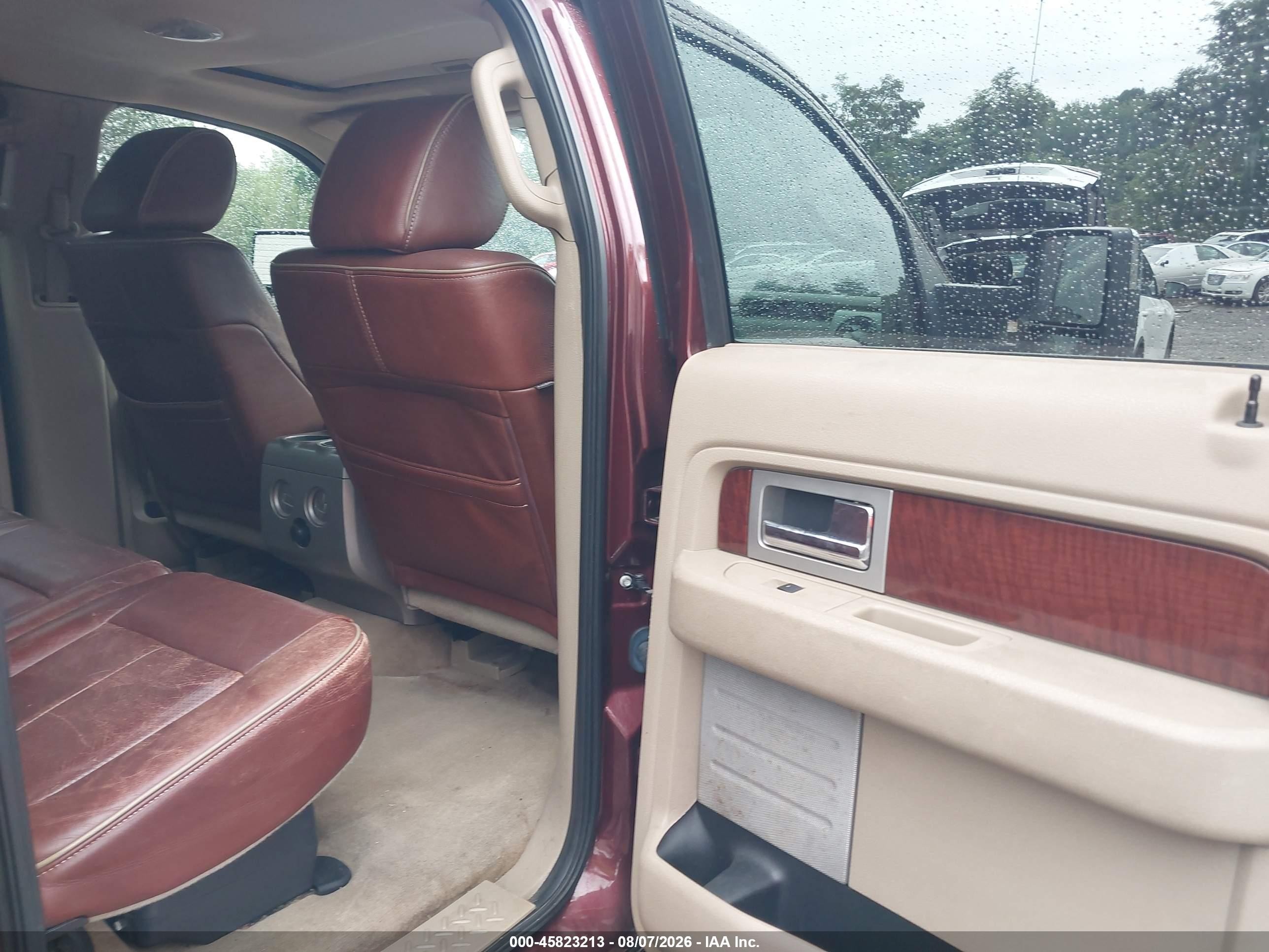 2009 Ford F-150 Fx4/king Ranch/lariat/platinum/xl/xlt Maroon vin: 1FTPW14V19KB82771