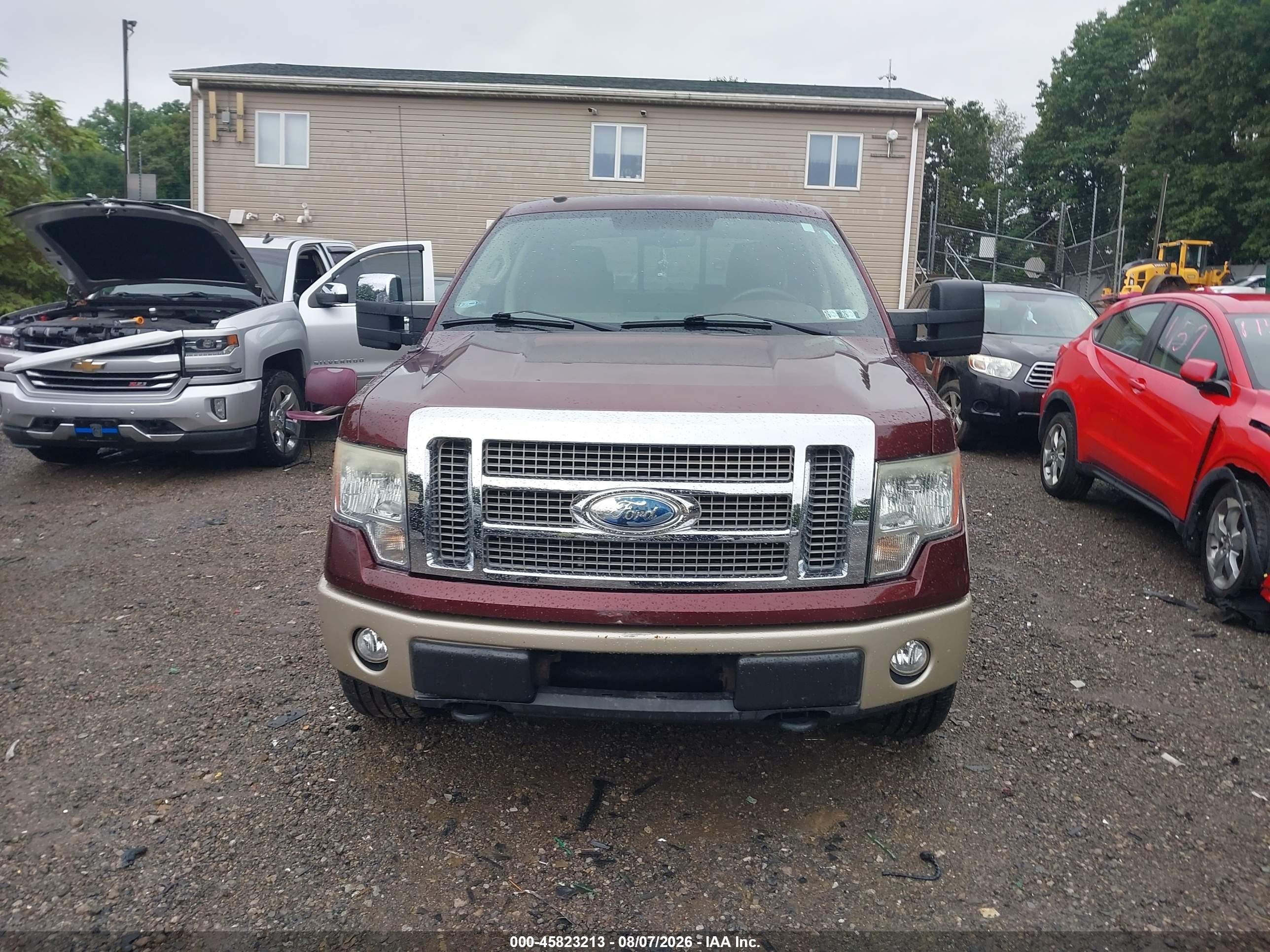 2009 Ford F-150 Fx4/king Ranch/lariat/platinum/xl/xlt Maroon vin: 1FTPW14V19KB82771
