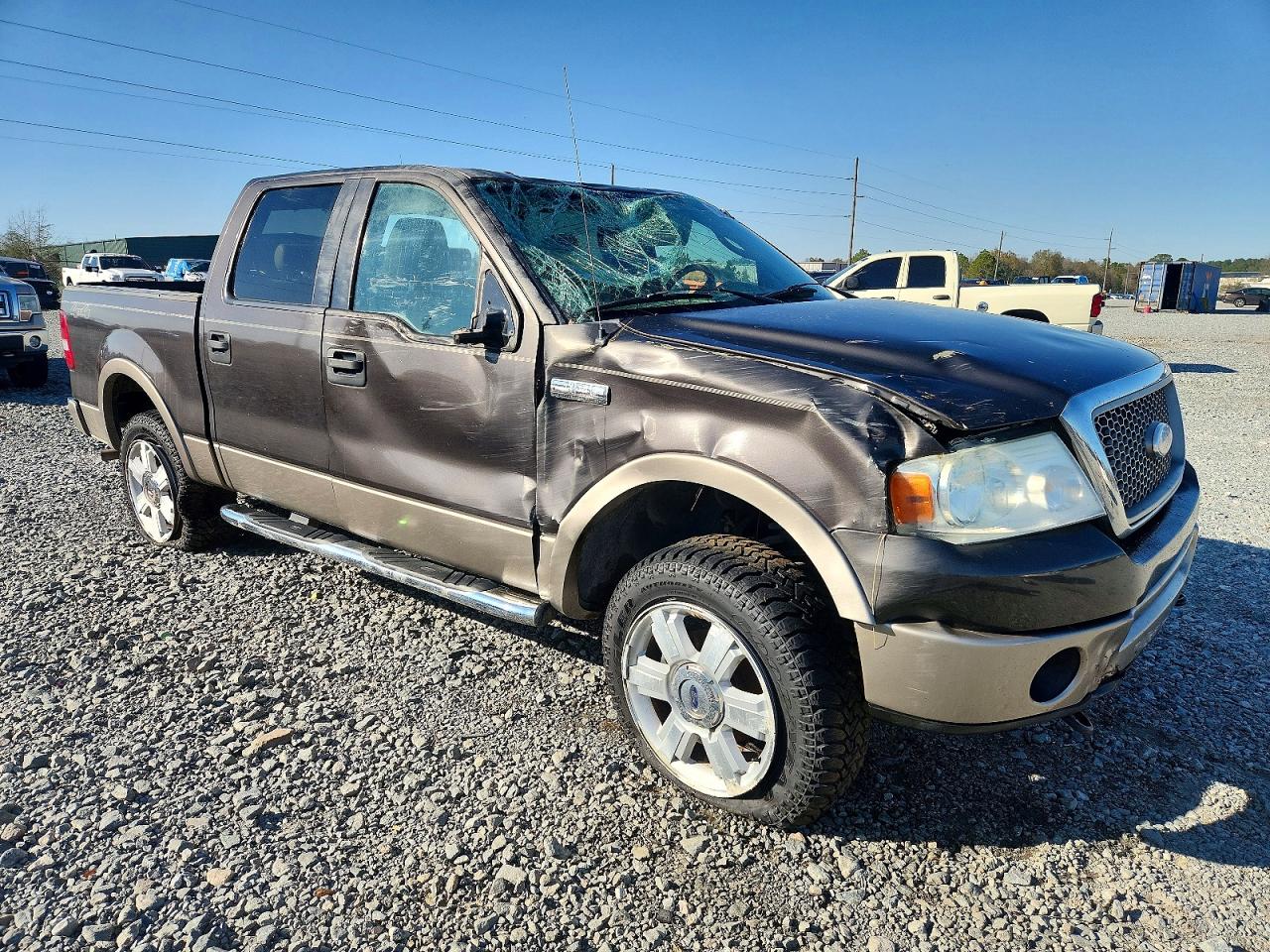 2006 Ford F150 Supercrew Brown vin: 1FTPW14V26FB47368
