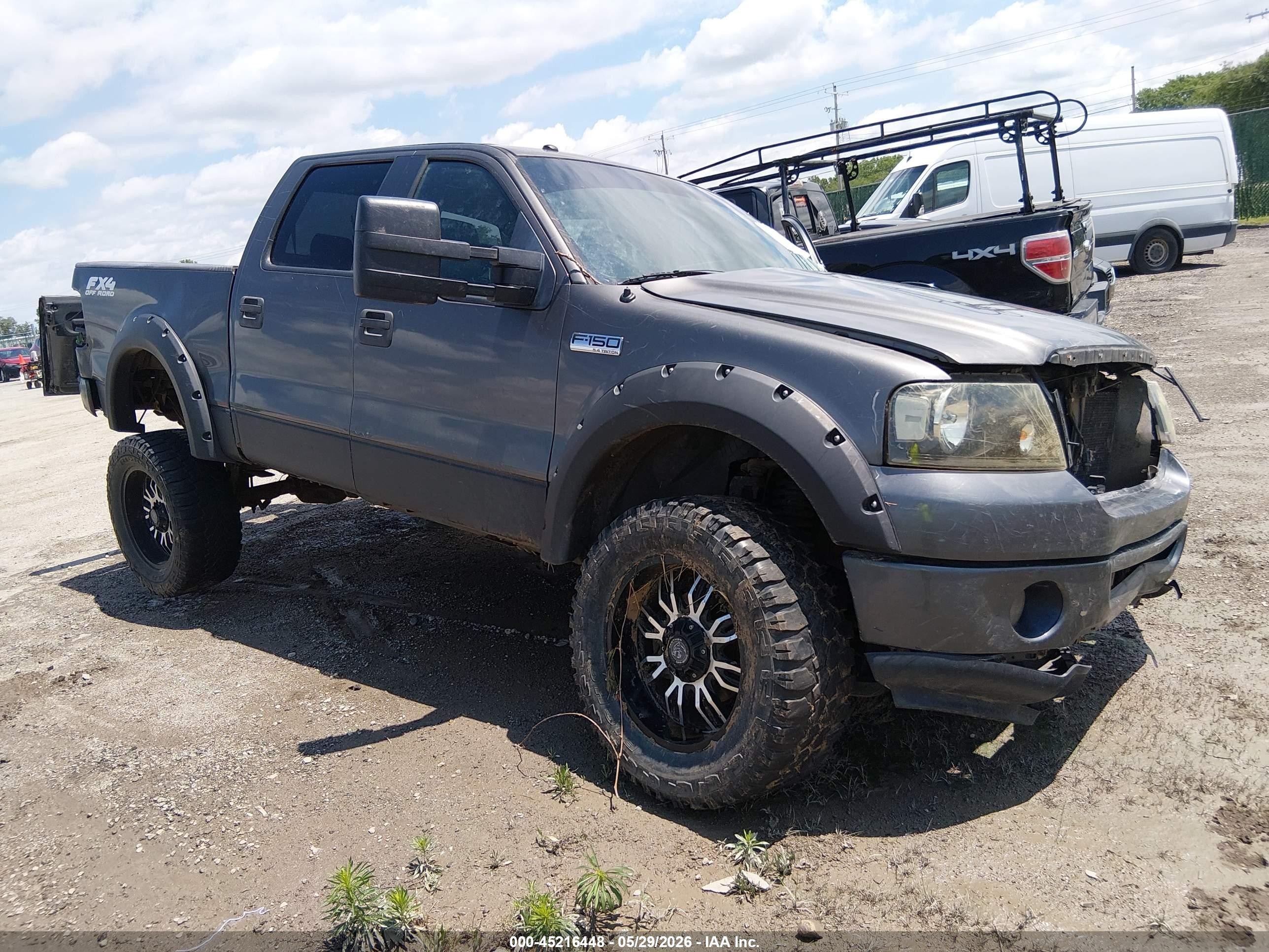 2006 Ford F-150 Fx4/lariat/xlt Gray vin: 1FTPW14V26FB50223
