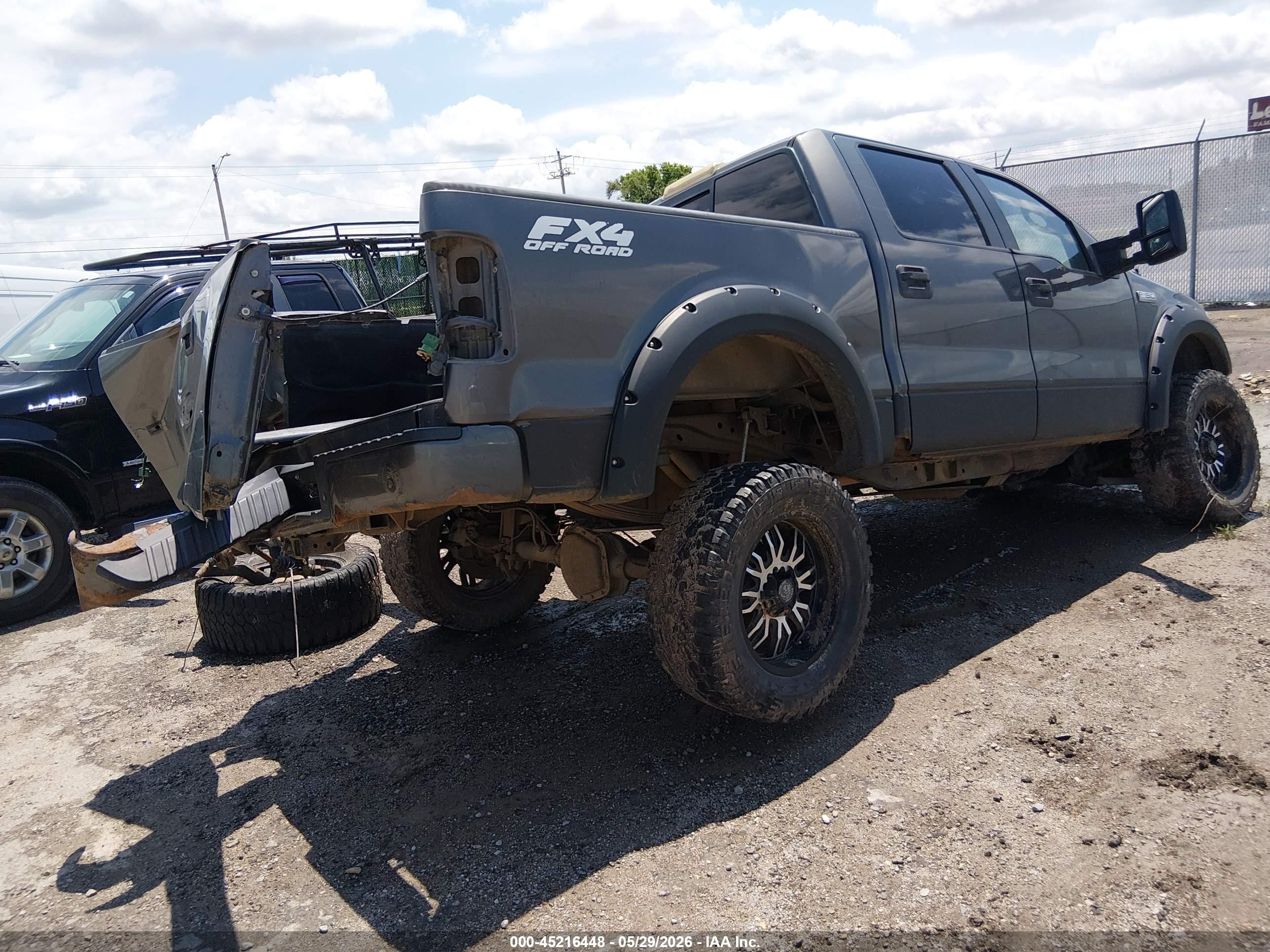 2006 Ford F-150 Fx4/lariat/xlt Gray vin: 1FTPW14V26FB50223