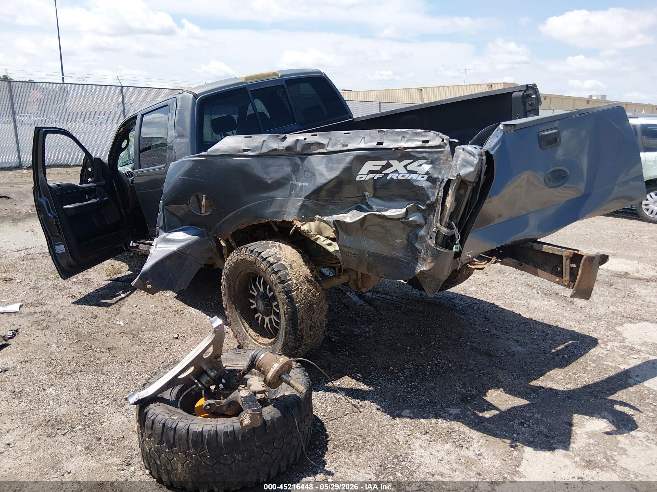 2006 Ford F-150 Fx4/lariat/xlt Gray vin: 1FTPW14V26FB50223
