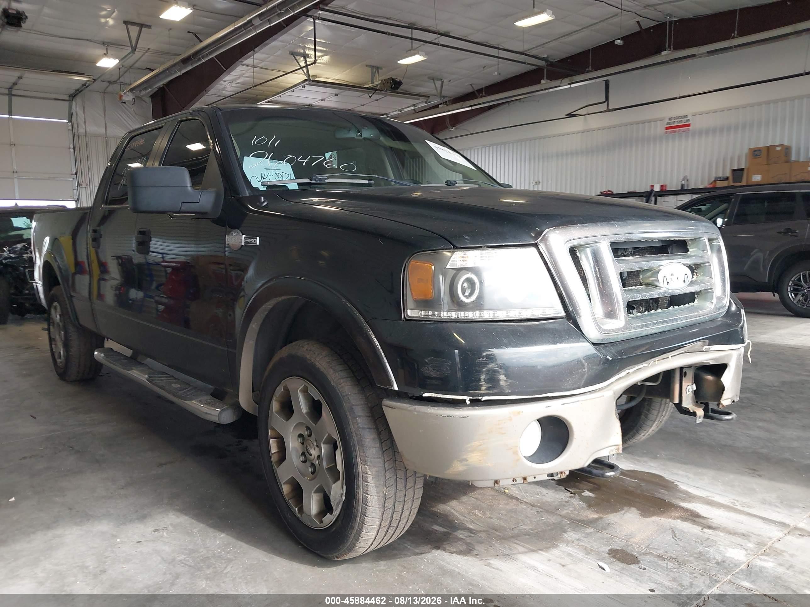 2006 Ford F-150 Fx4/lariat/xlt Black vin: 1FTPW14V26KD06316