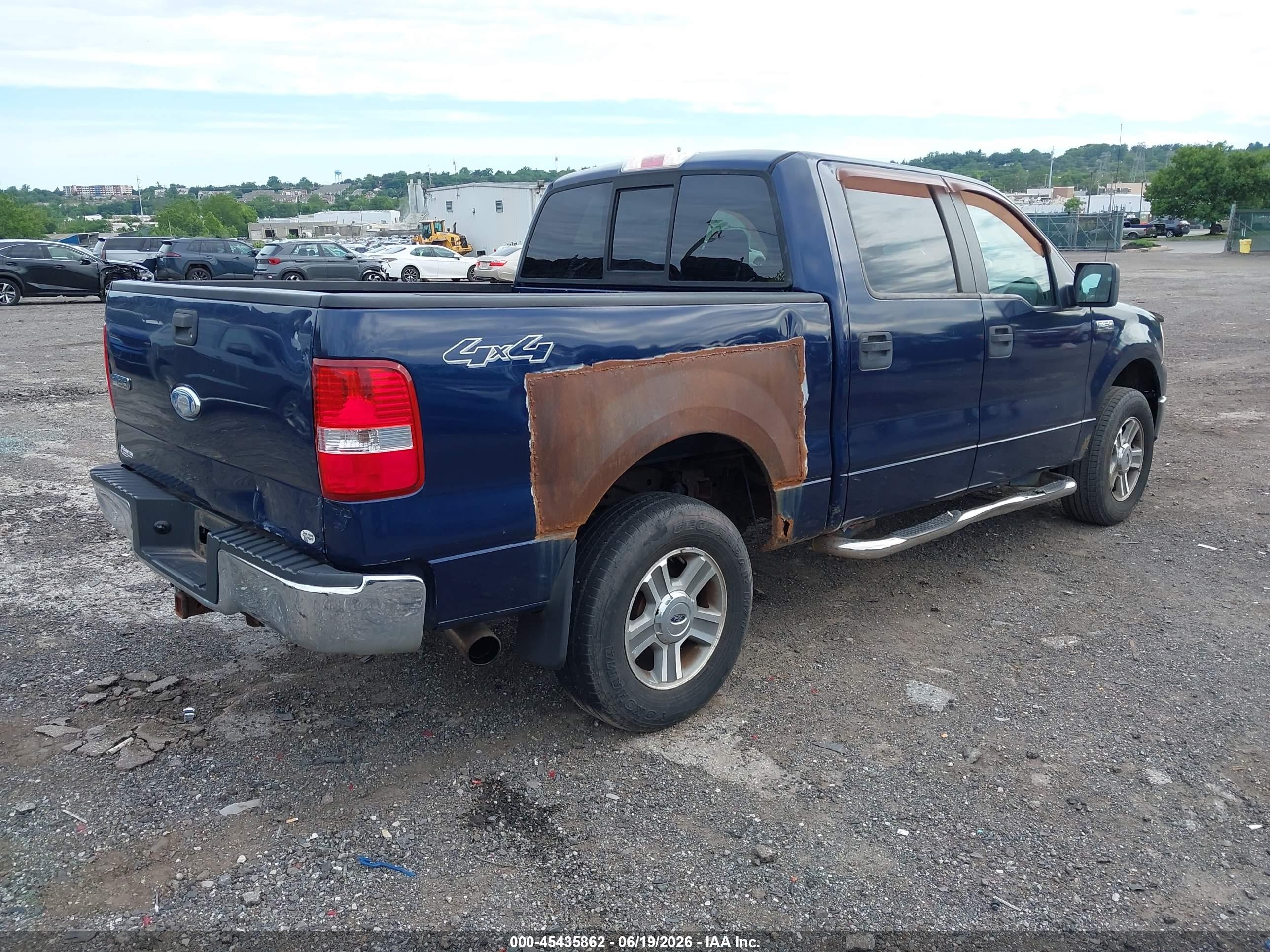2007 Ford F-150 Fx4/lariat/xlt Blue vin: 1FTPW14V27FA05216