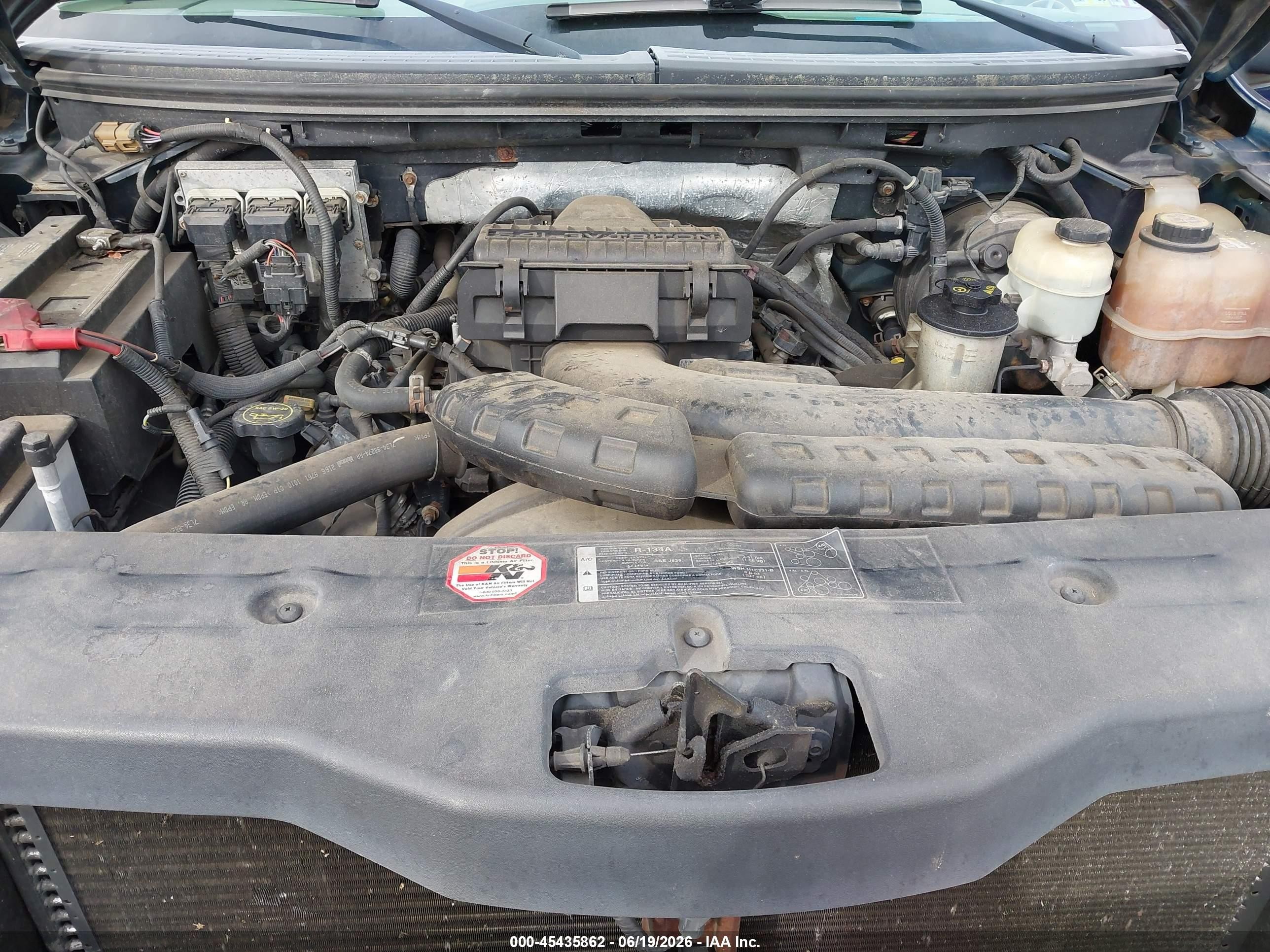 2007 Ford F-150 Fx4/lariat/xlt Blue vin: 1FTPW14V27FA05216