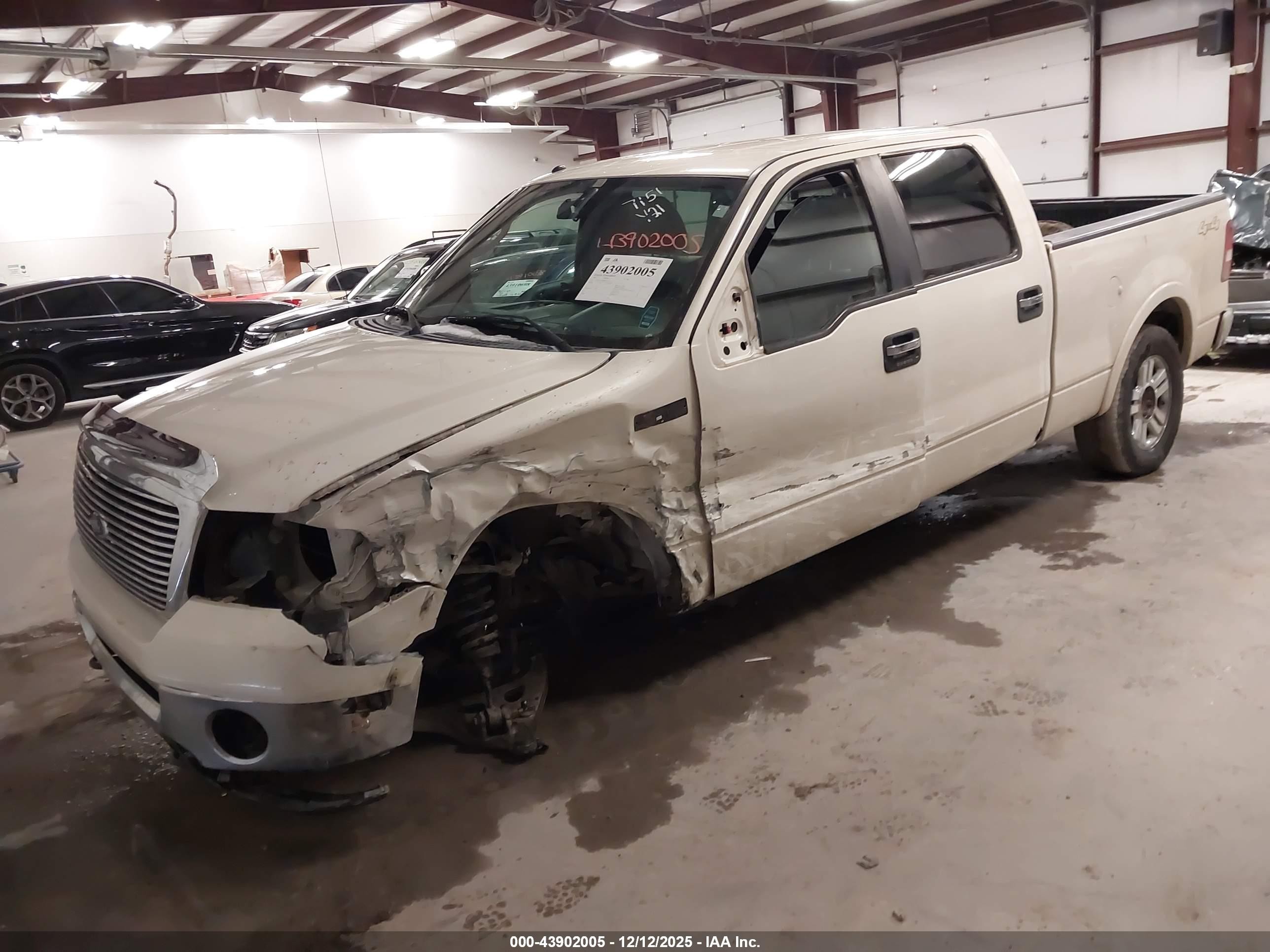 2007 Ford F-150 Fx4/lariat/xlt Кремовый vin: 1FTPW14V27FA67151