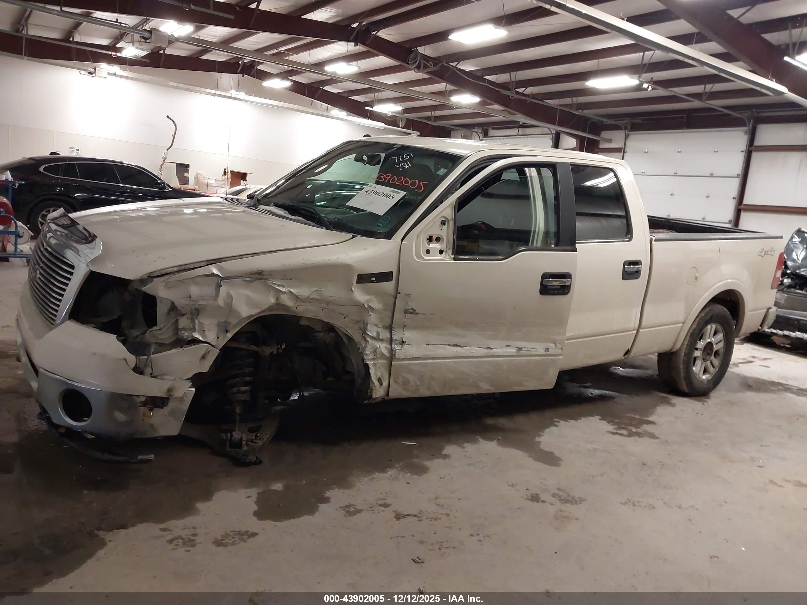 2007 Ford F-150 Fx4/lariat/xlt Кремовый vin: 1FTPW14V27FA67151