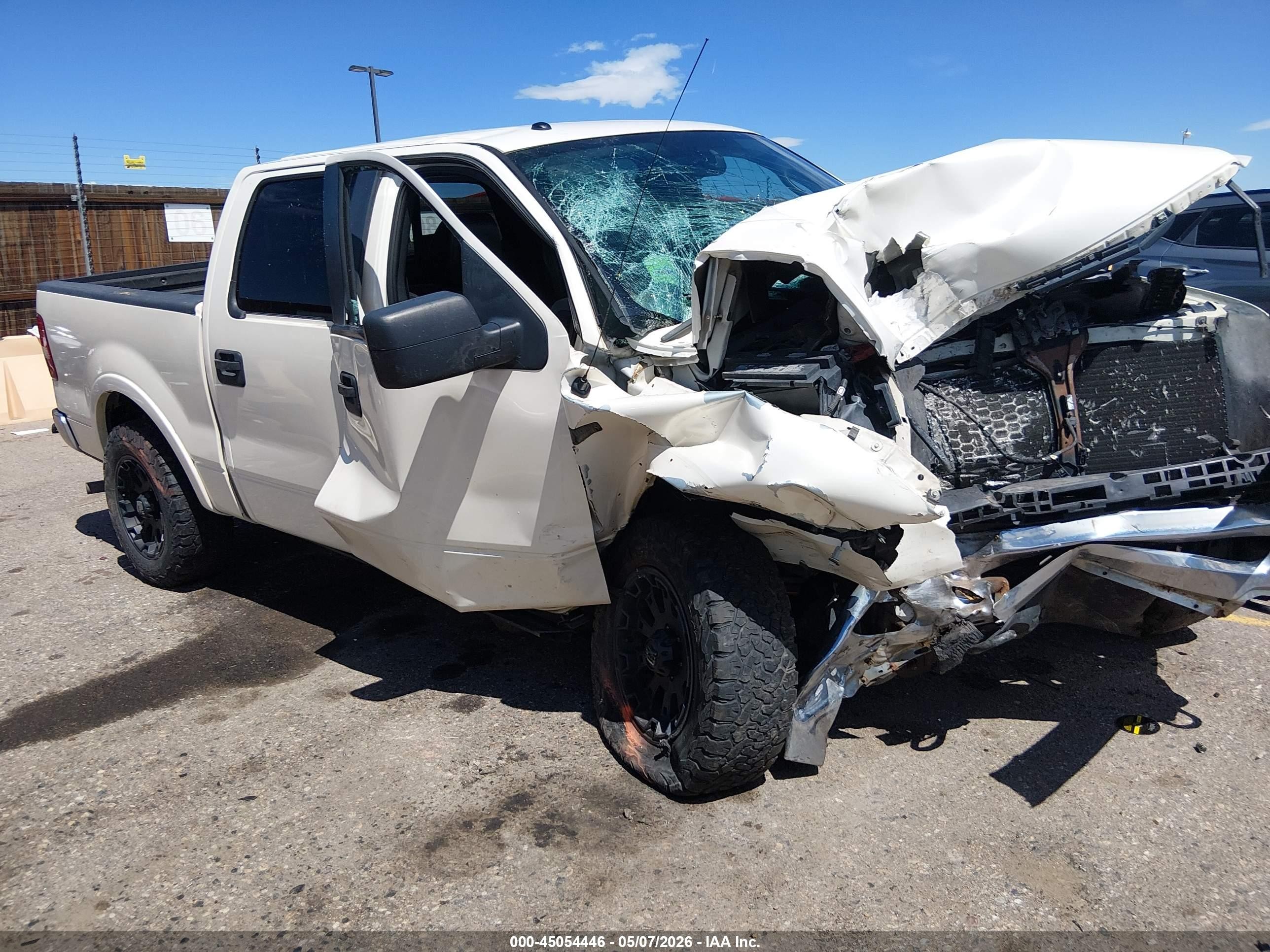 2007 Ford F-150 Fx4/lariat/xlt White vin: 1FTPW14V27FA78800