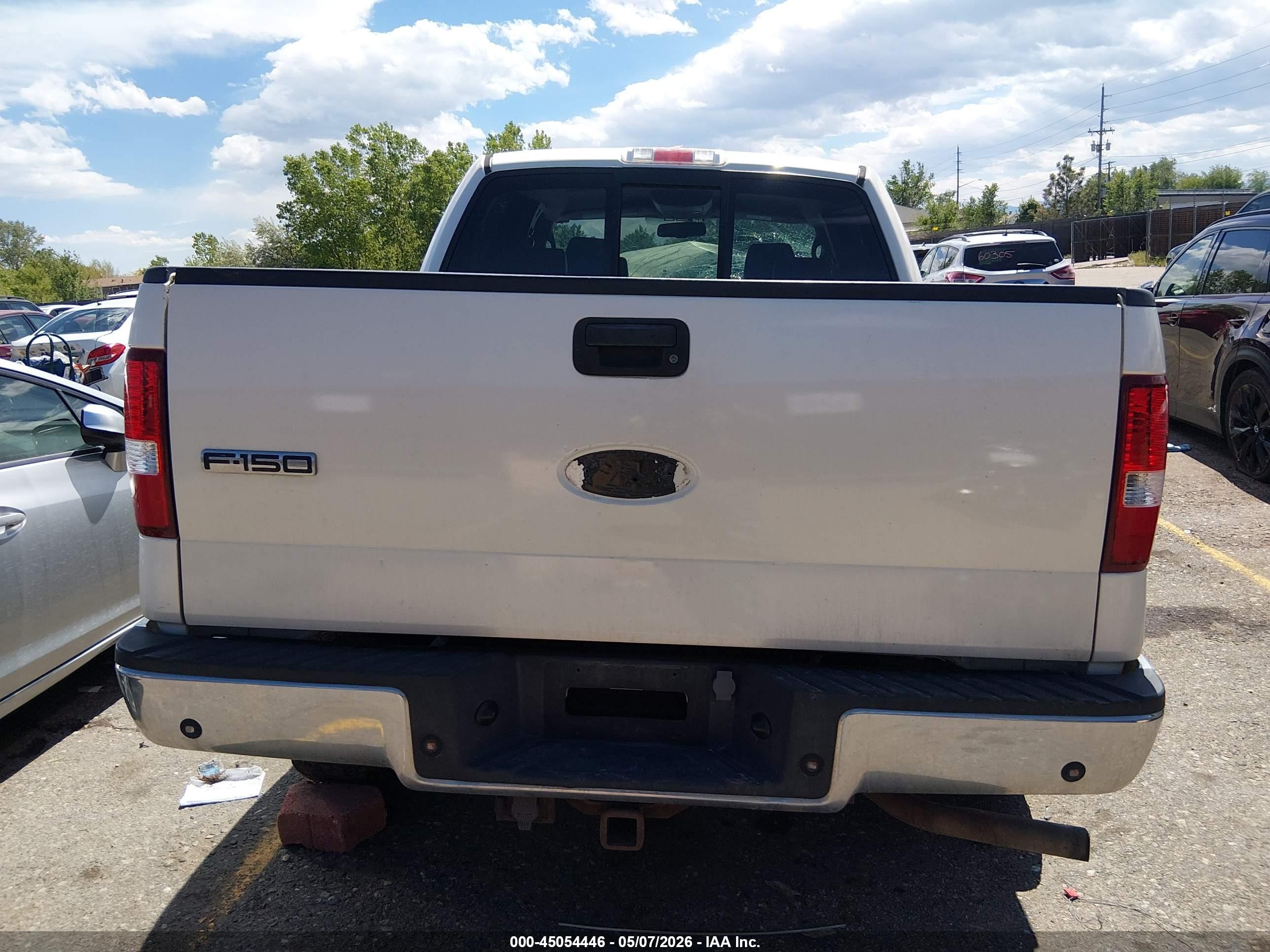 2007 Ford F-150 Fx4/lariat/xlt White vin: 1FTPW14V27FA78800