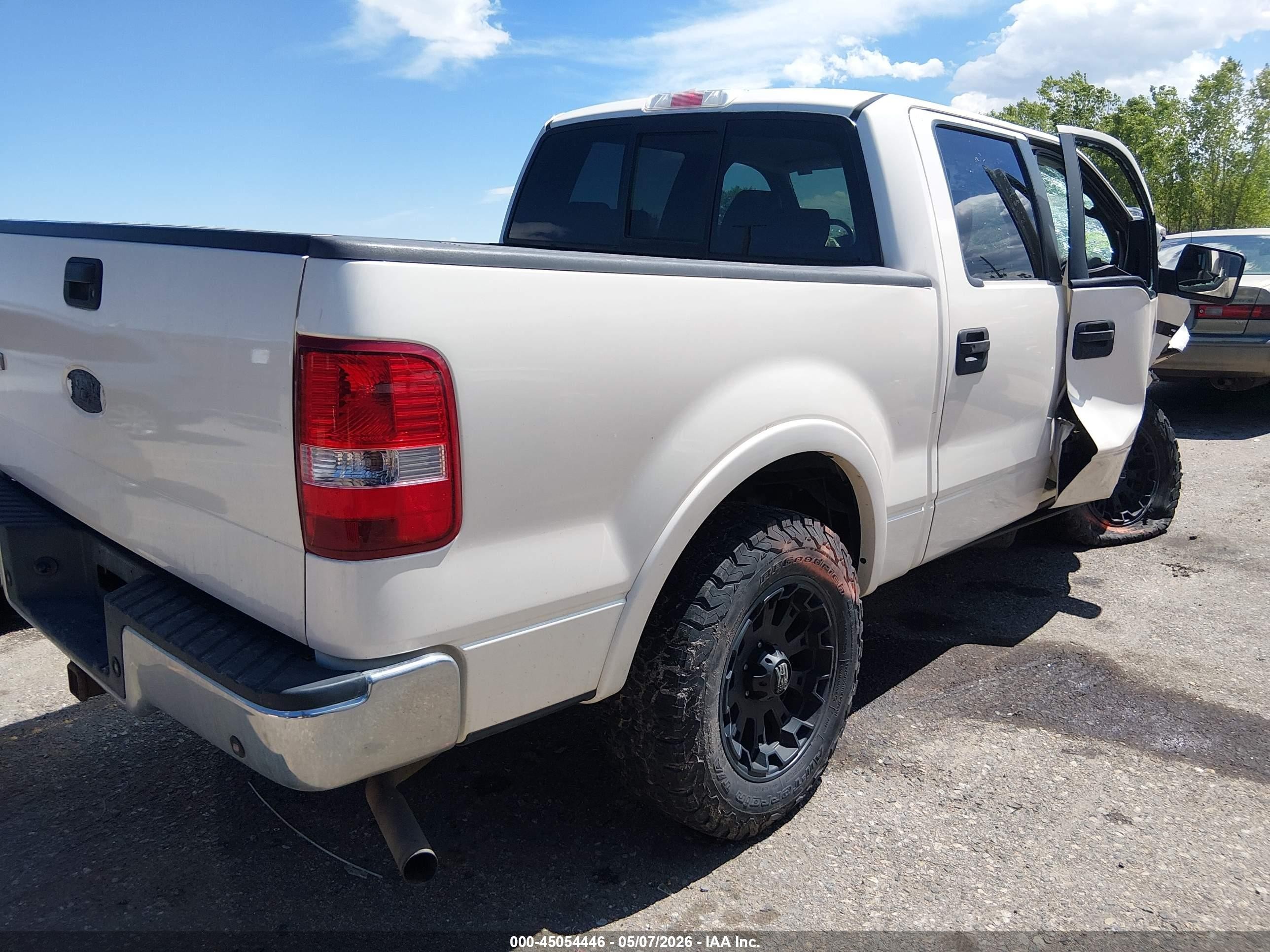 2007 Ford F-150 Fx4/lariat/xlt White vin: 1FTPW14V27FA78800