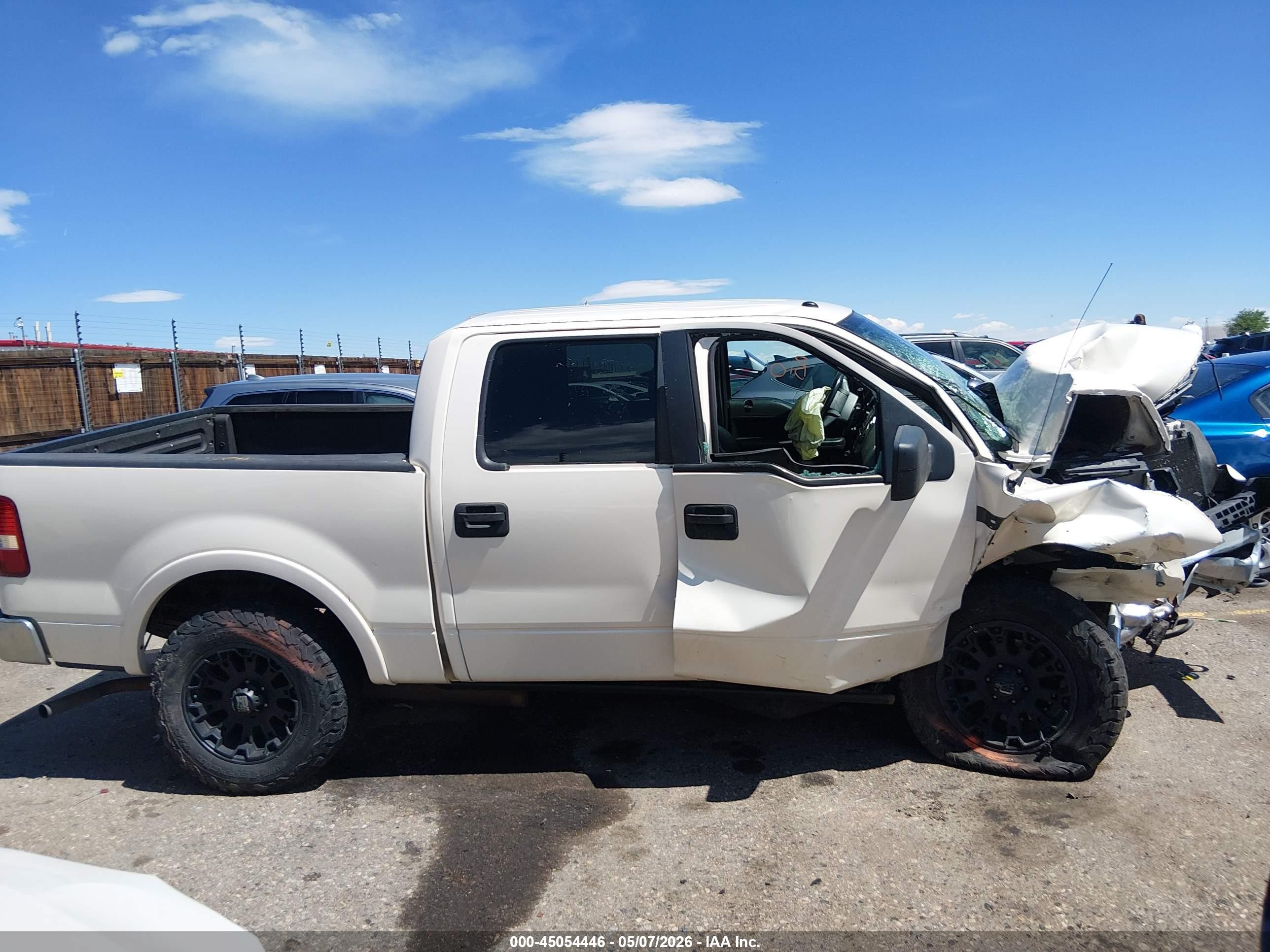 2007 Ford F-150 Fx4/lariat/xlt White vin: 1FTPW14V27FA78800
