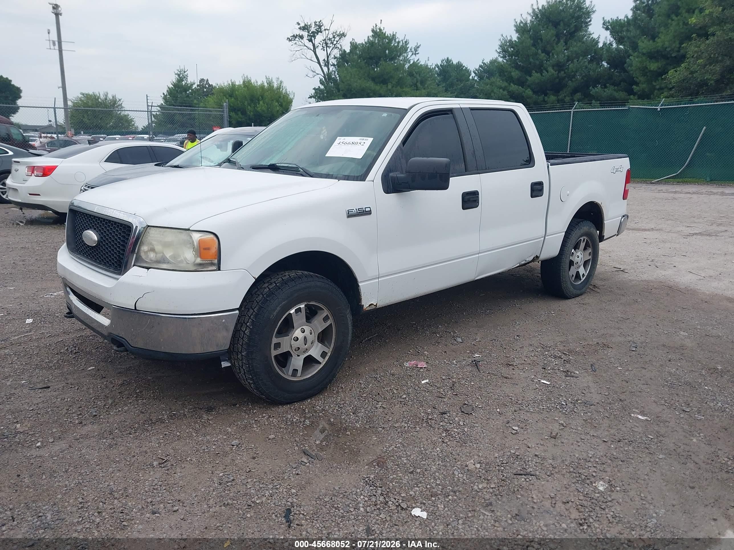 2007 Ford F-150 Fx4/lariat/xlt White vin: 1FTPW14V27FB42673