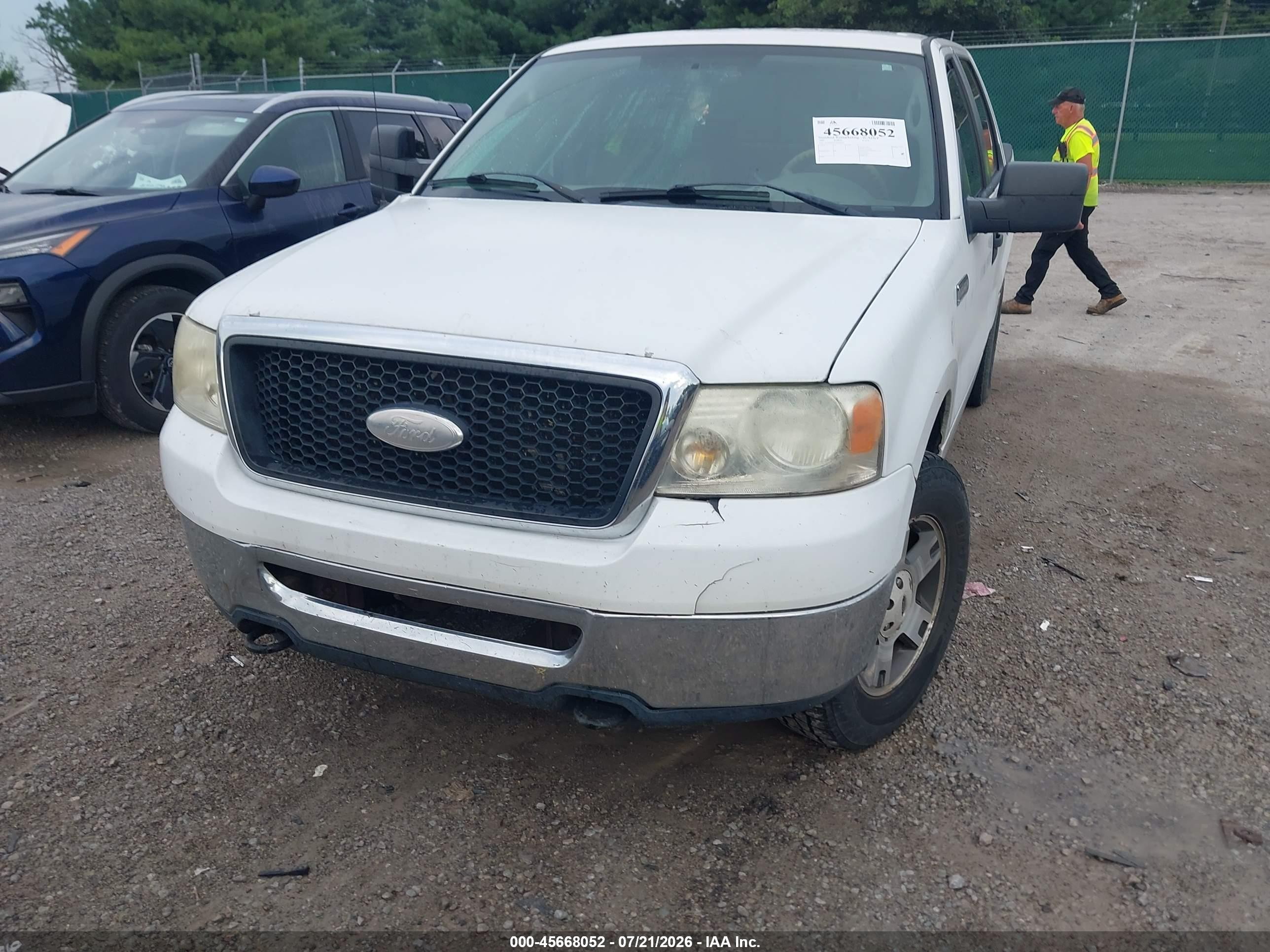 2007 Ford F-150 Fx4/lariat/xlt White vin: 1FTPW14V27FB42673
