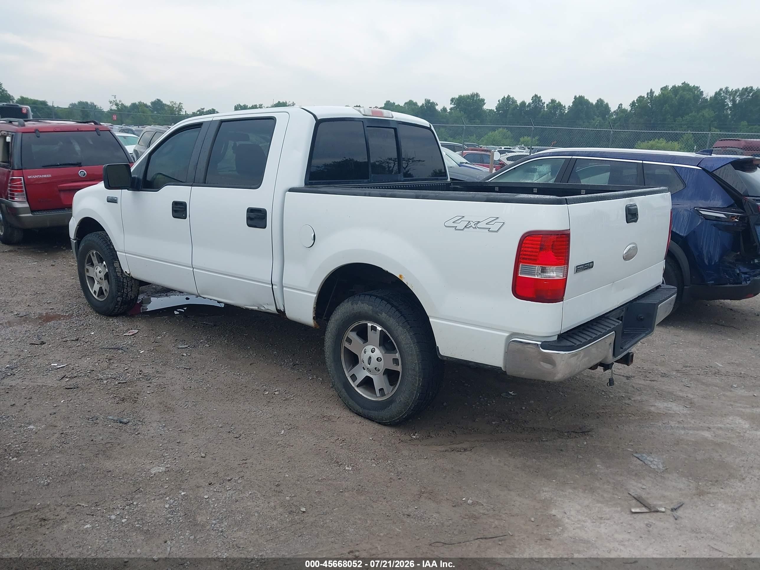2007 Ford F-150 Fx4/lariat/xlt White vin: 1FTPW14V27FB42673
