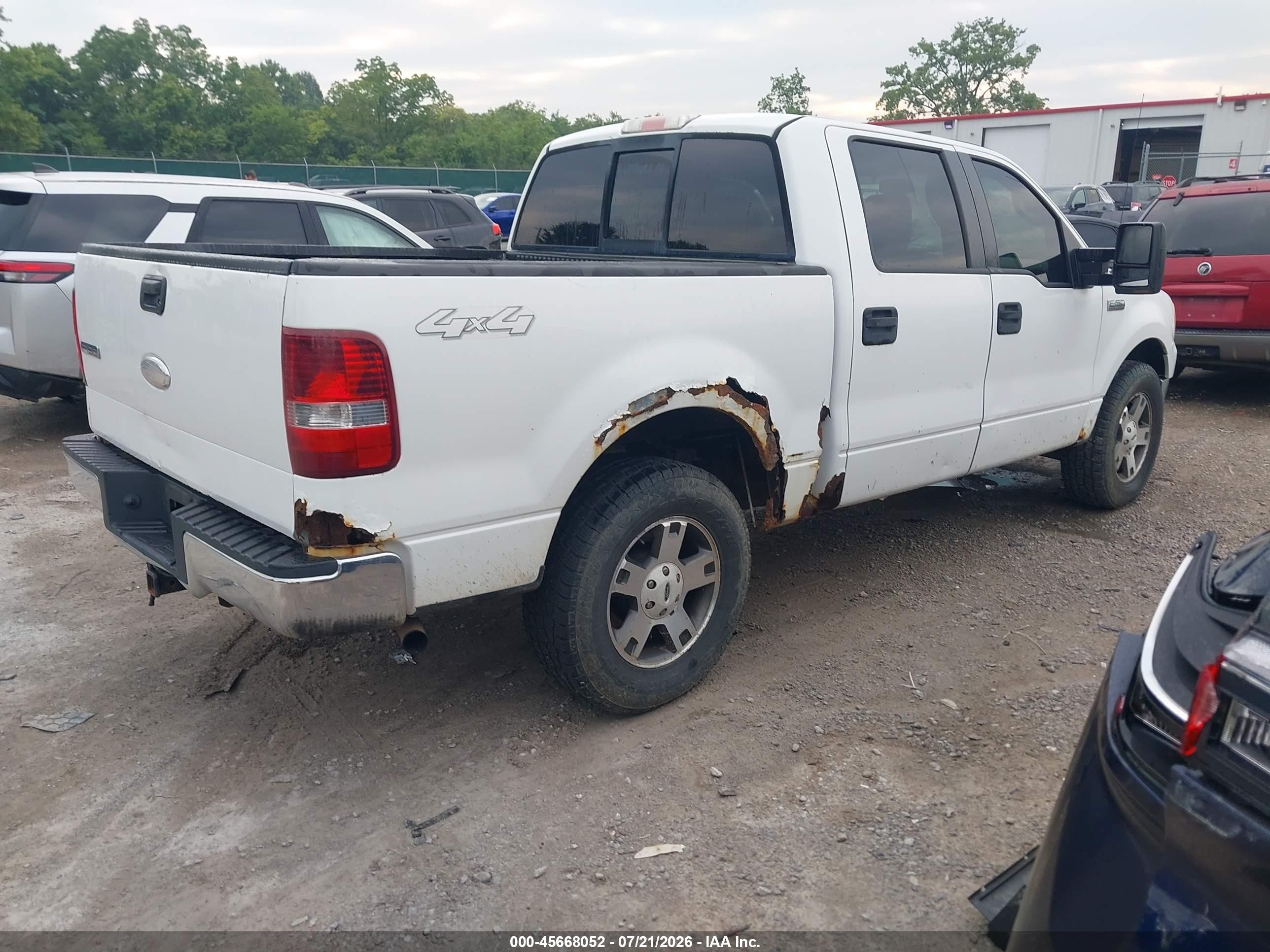2007 Ford F-150 Fx4/lariat/xlt White vin: 1FTPW14V27FB42673