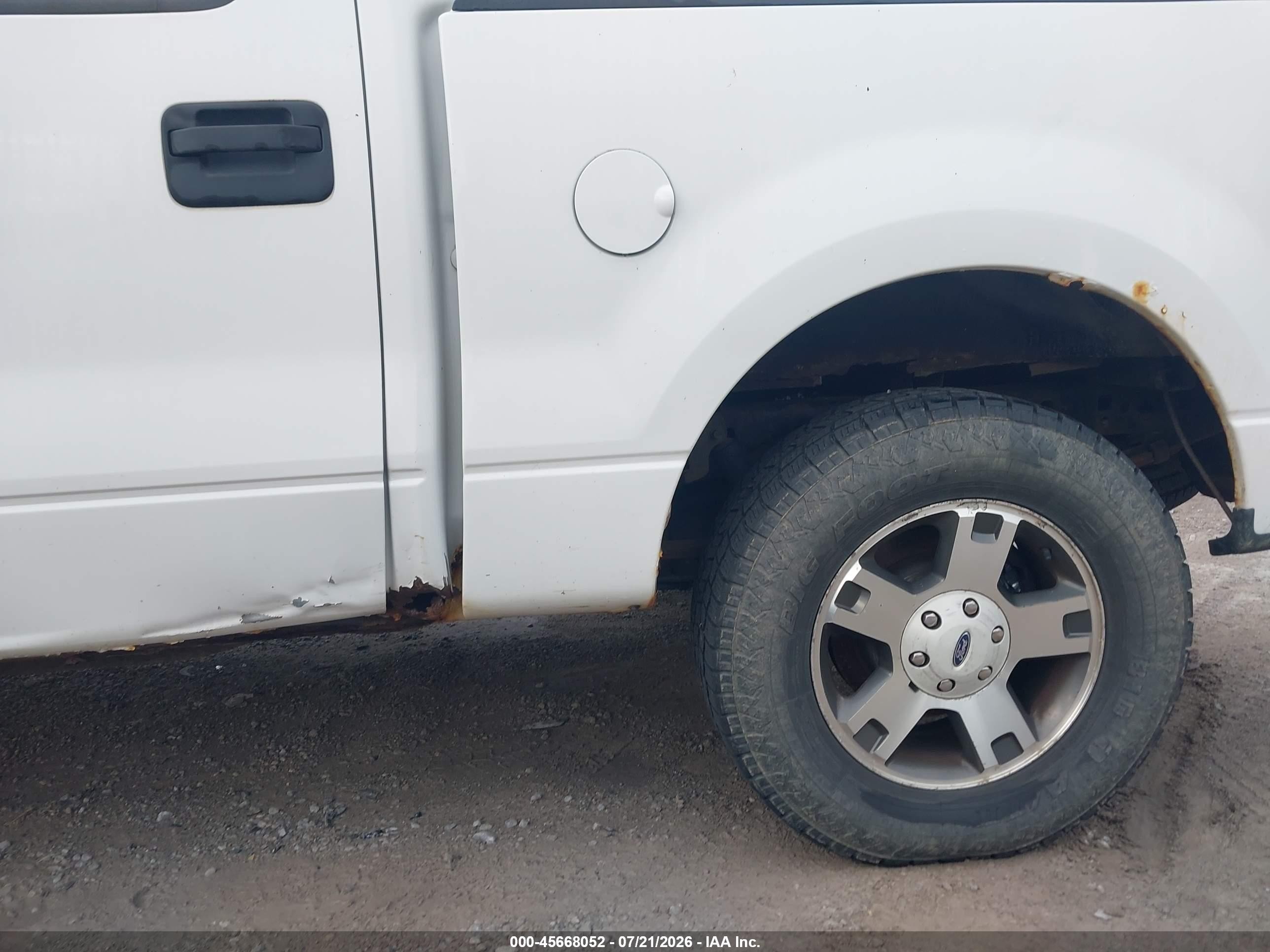 2007 Ford F-150 Fx4/lariat/xlt White vin: 1FTPW14V27FB42673
