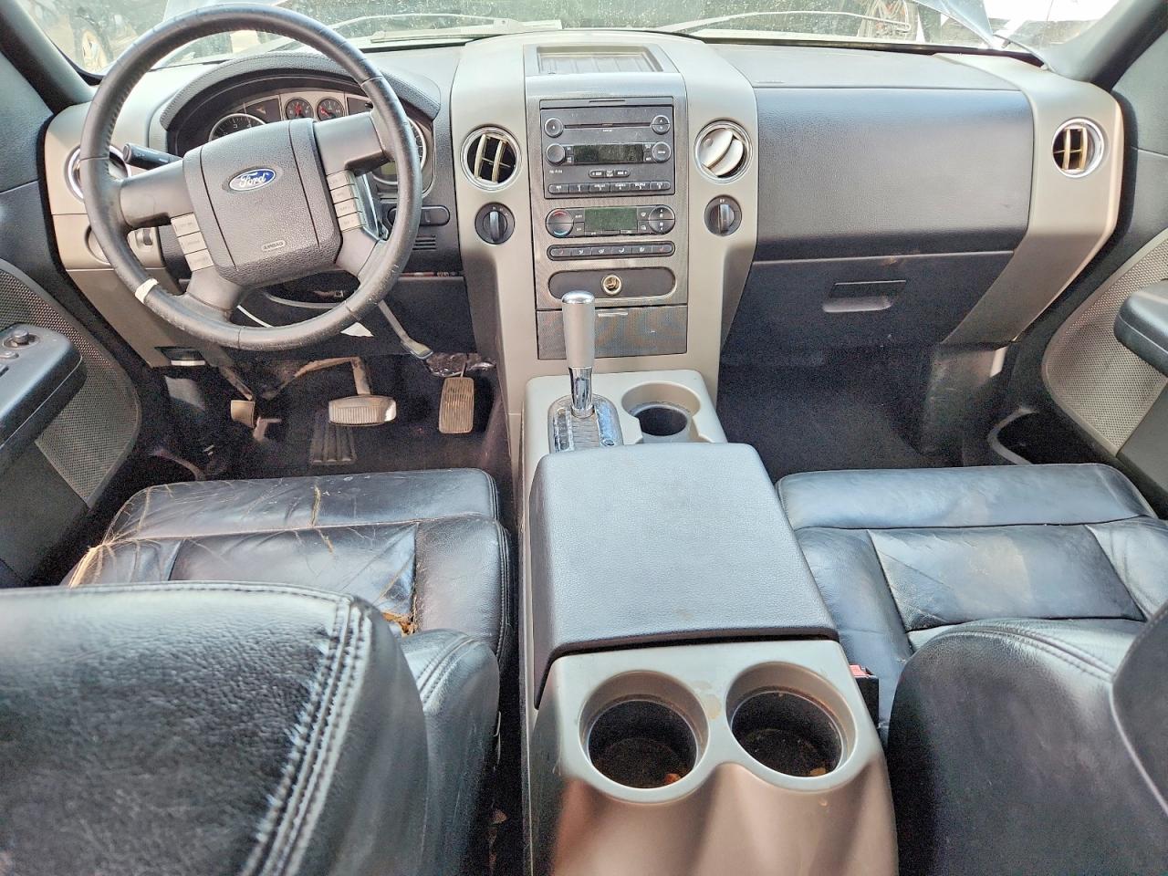 2007 Ford F150 Supercrew Black vin: 1FTPW14V27FB46545