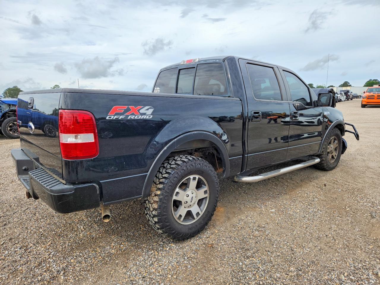 2007 Ford F150 Supercrew Black vin: 1FTPW14V27FB46545