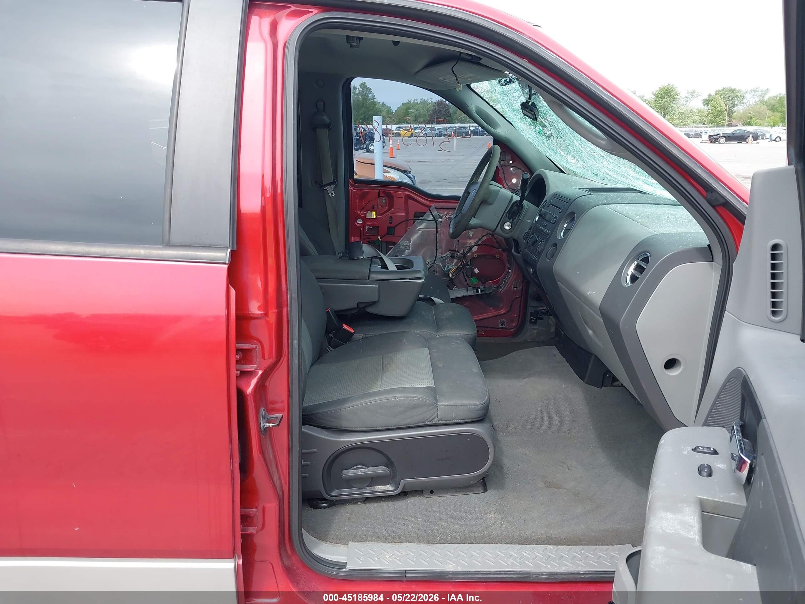 2007 Ford F-150 Fx4/lariat/xlt Red vin: 1FTPW14V27FB48022