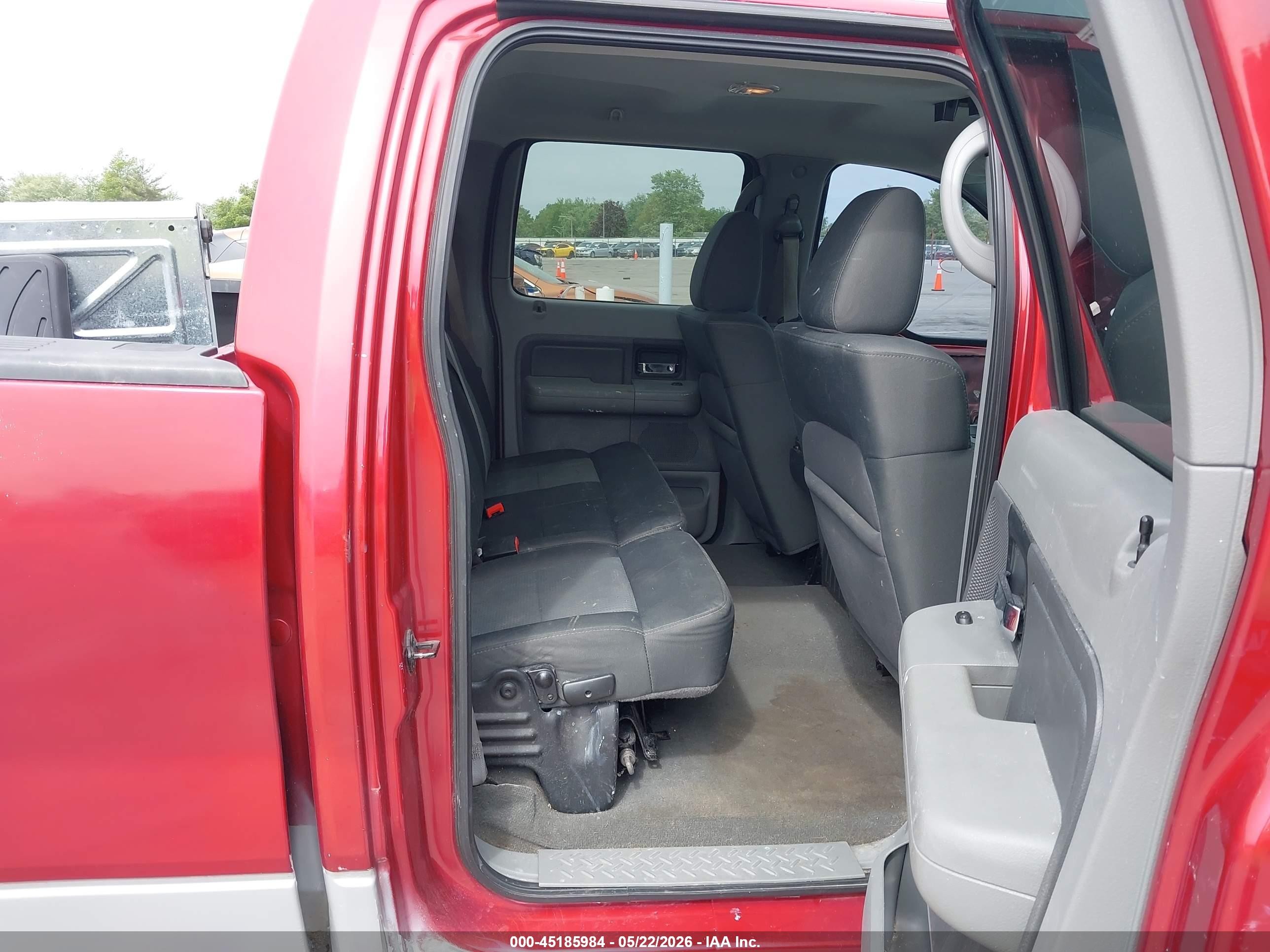 2007 Ford F-150 Fx4/lariat/xlt Red vin: 1FTPW14V27FB48022