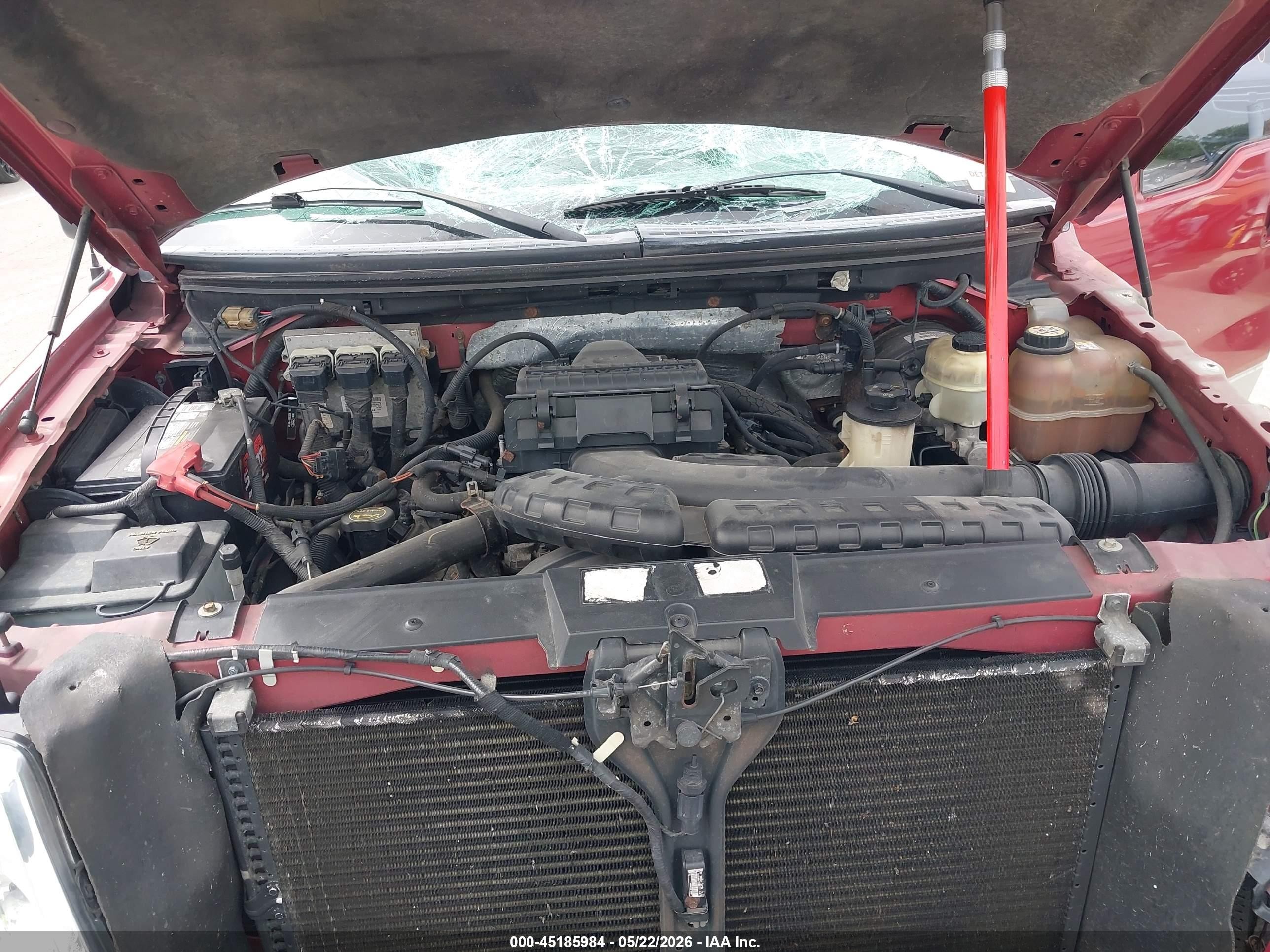 2007 Ford F-150 Fx4/lariat/xlt Red vin: 1FTPW14V27FB48022