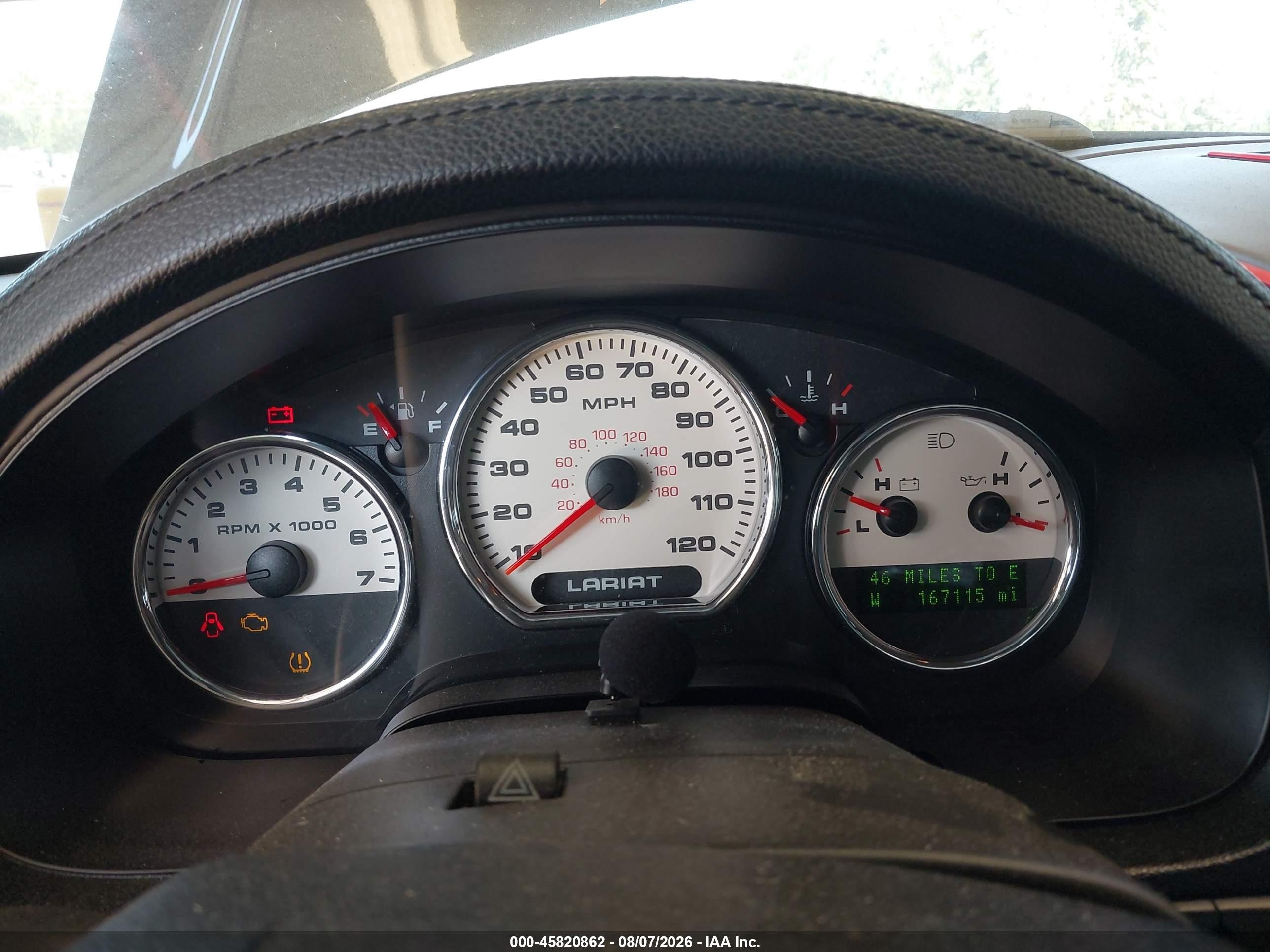 2007 Ford F-150 Fx4/lariat/xlt Black vin: 1FTPW14V27FB74054
