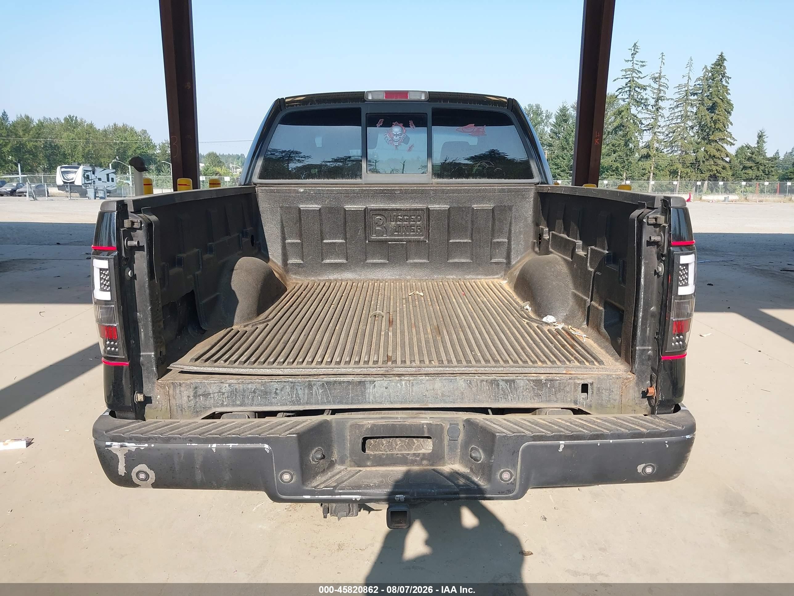 2007 Ford F-150 Fx4/lariat/xlt Black vin: 1FTPW14V27FB74054