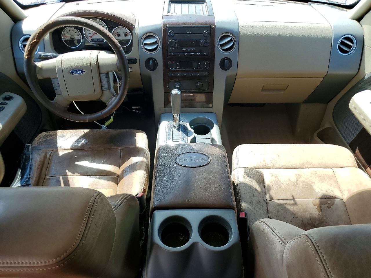 2007 Ford F150 Supercrew Brown vin: 1FTPW14V27KA71028